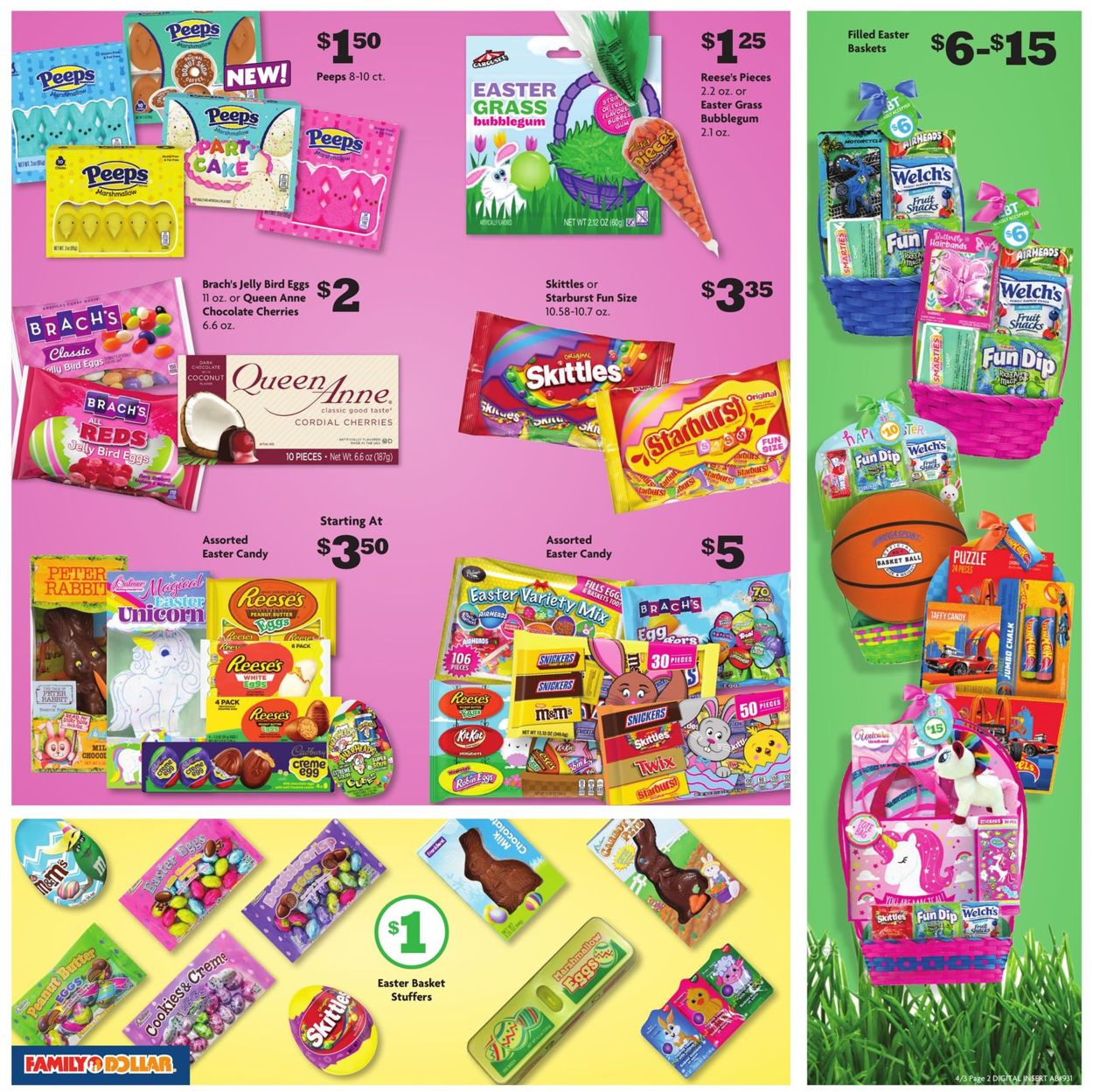 Catalogue Family Dollar EASTER 2022 from 04/03/2022
