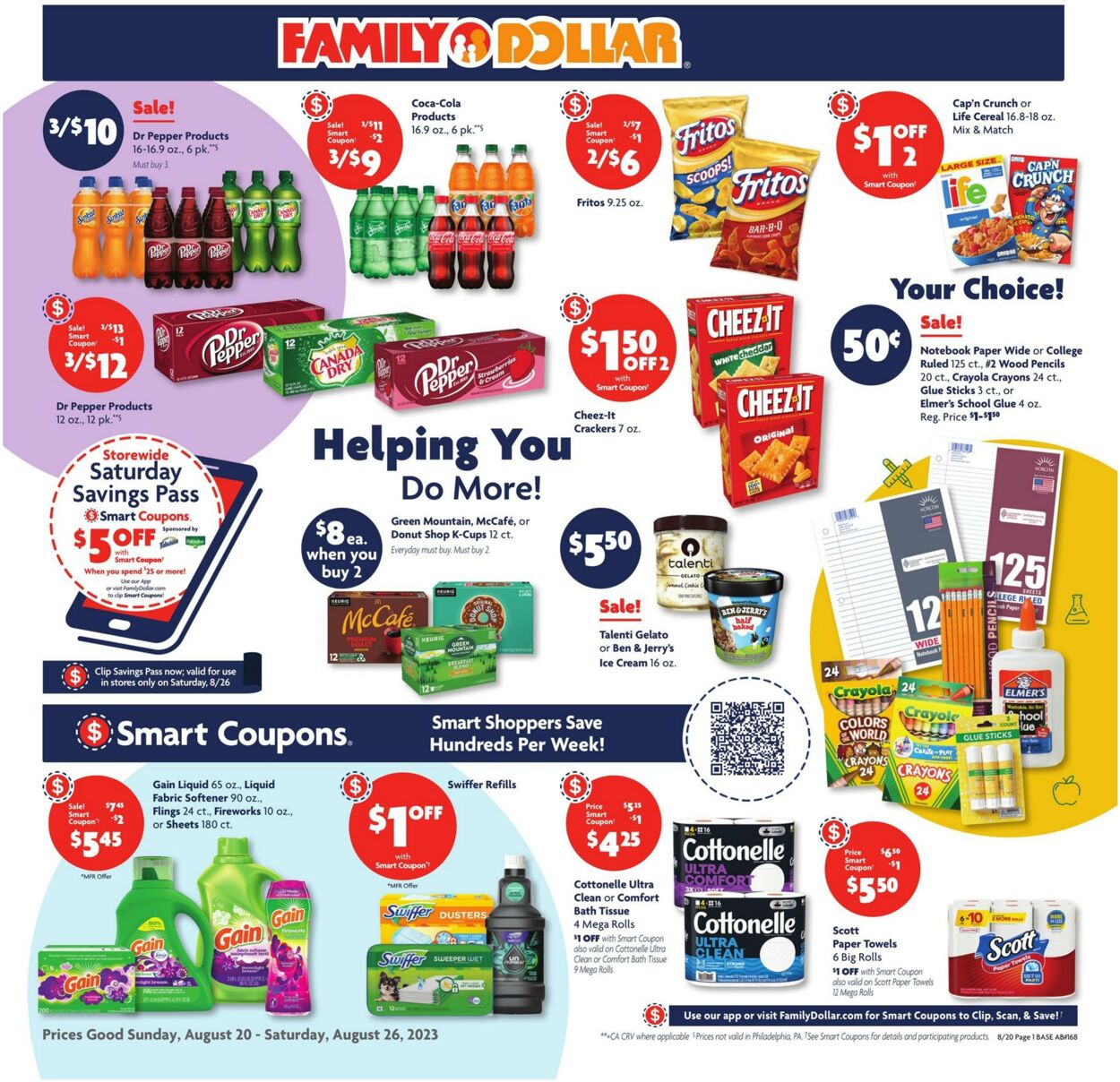 Catalogue Family Dollar from 08/20/2023