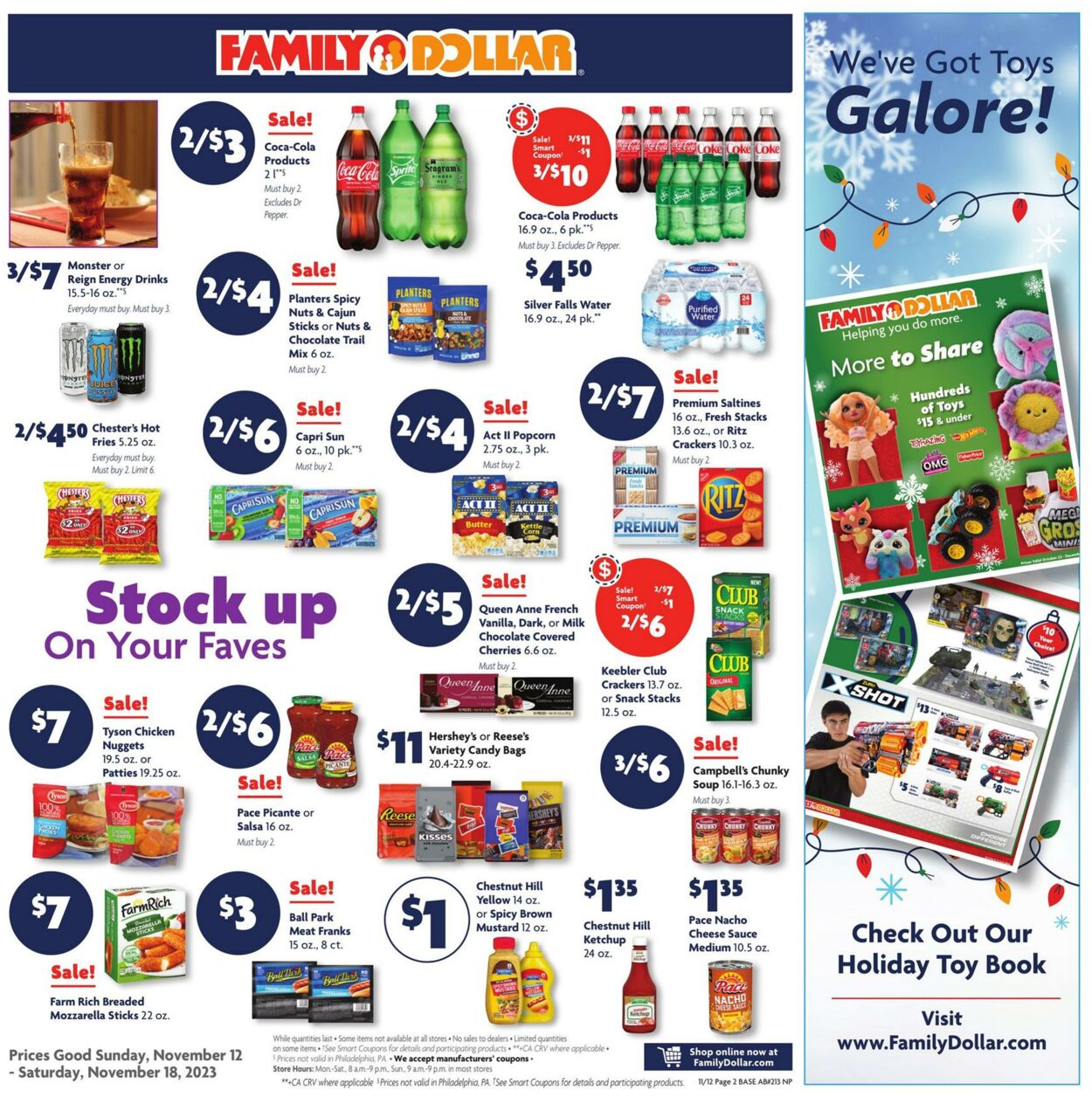 Catalogue Family Dollar from 11/12/2023