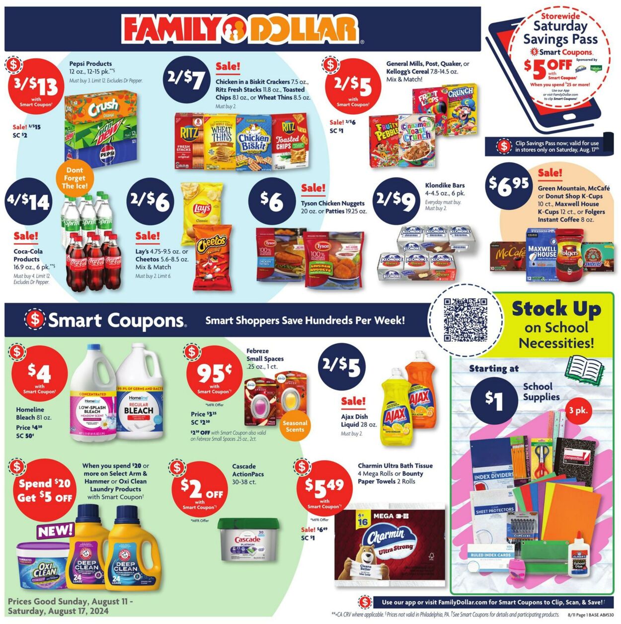 Catalogue Family Dollar from 08/11/2024