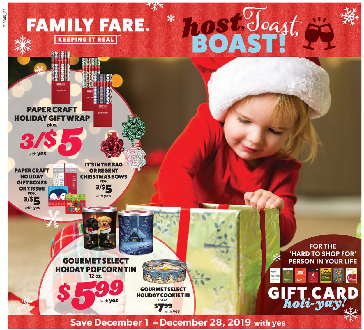 Catalogue Family Fare - Holiday Ad 2019 from 12/01/2019