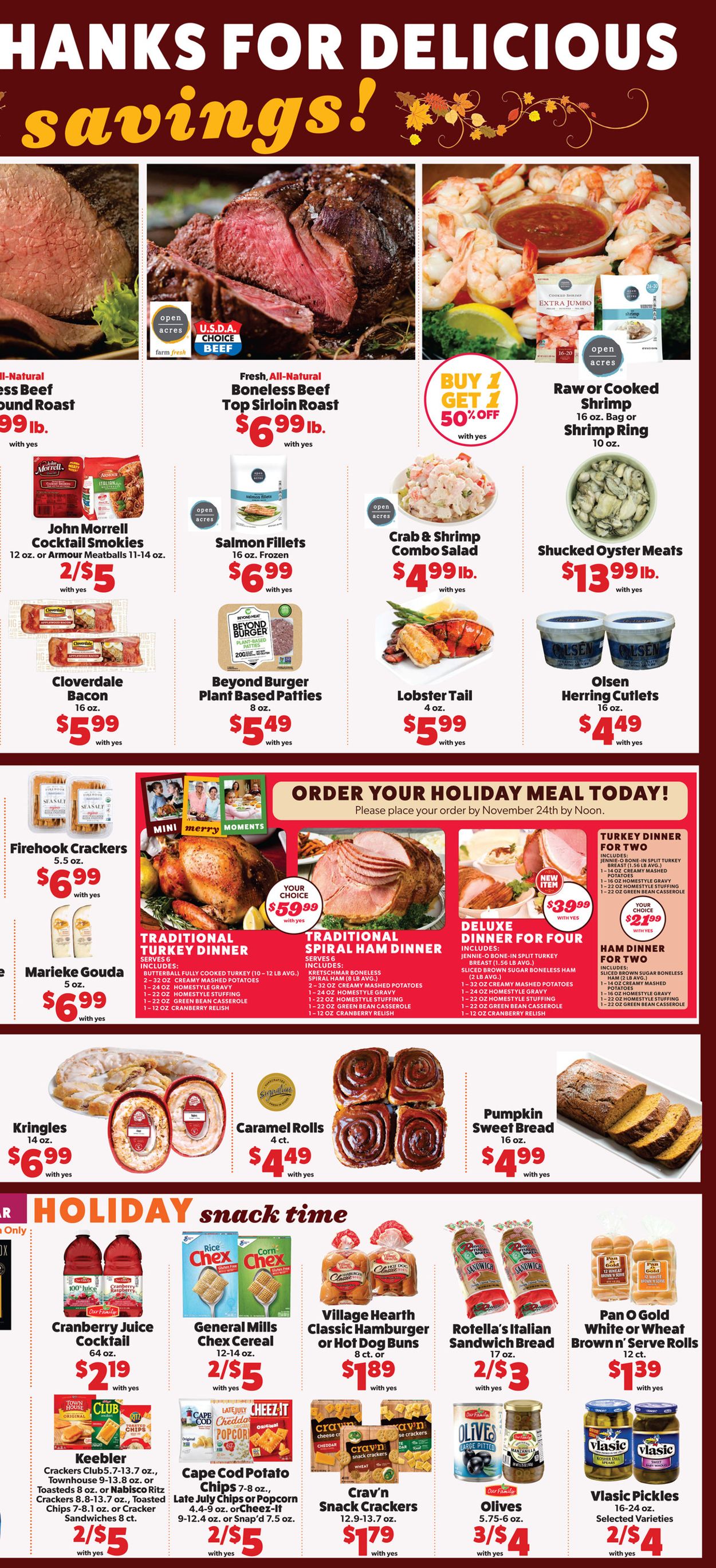 Catalogue Family Fare Thanksgiving ad 2020 from 11/18/2020