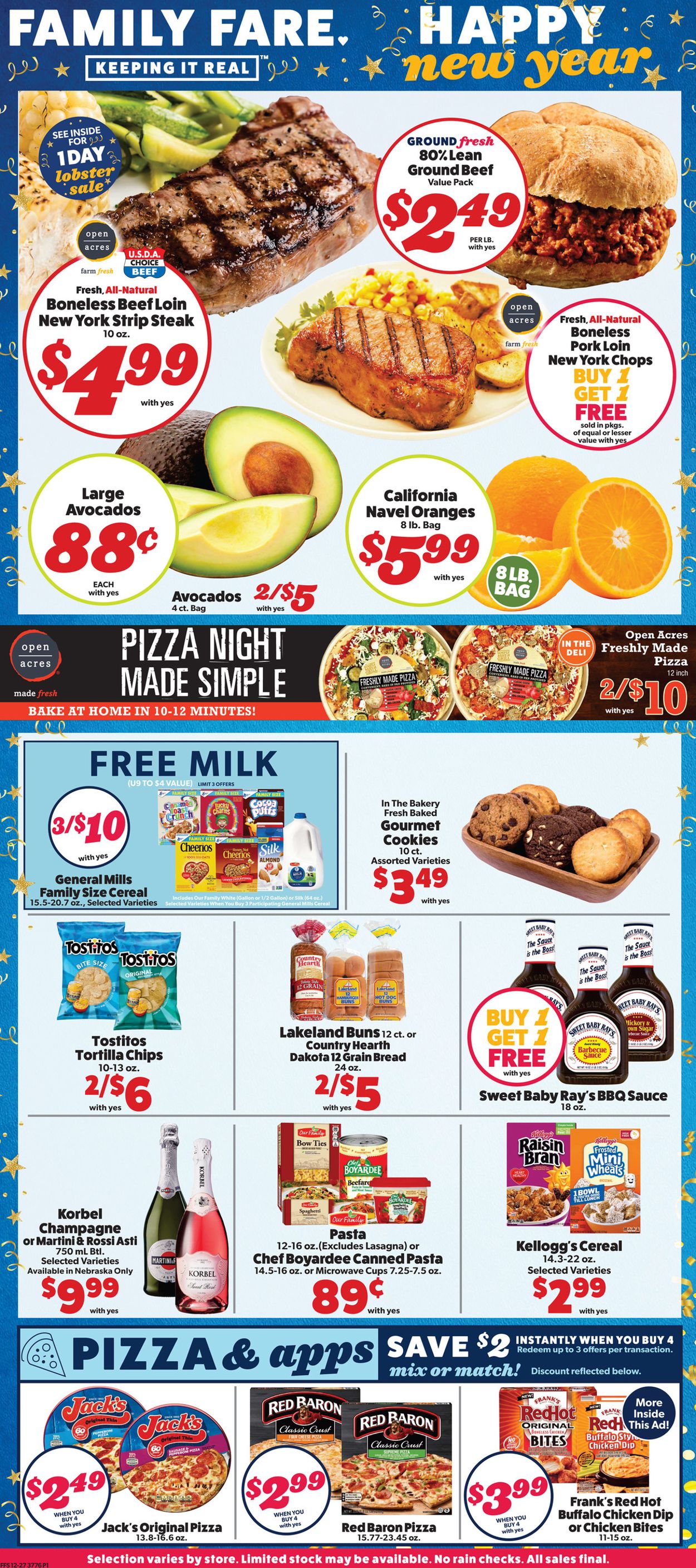 Catalogue Family Fare New Year's Sale! from 12/30/2020