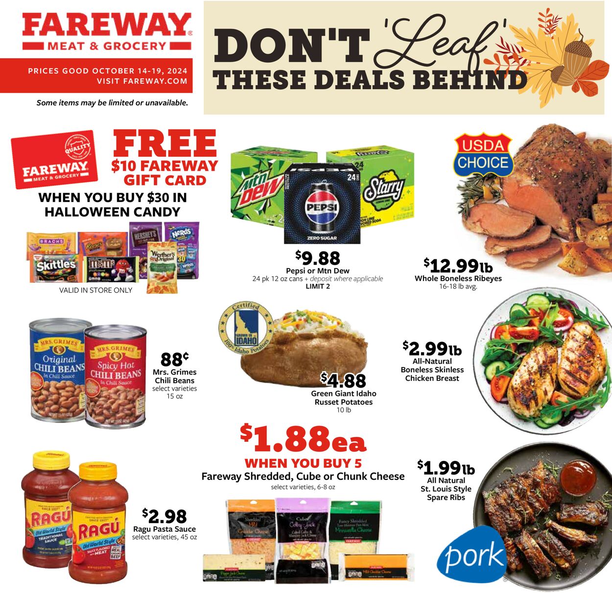 Catalogue Fareway from 10/13/2024