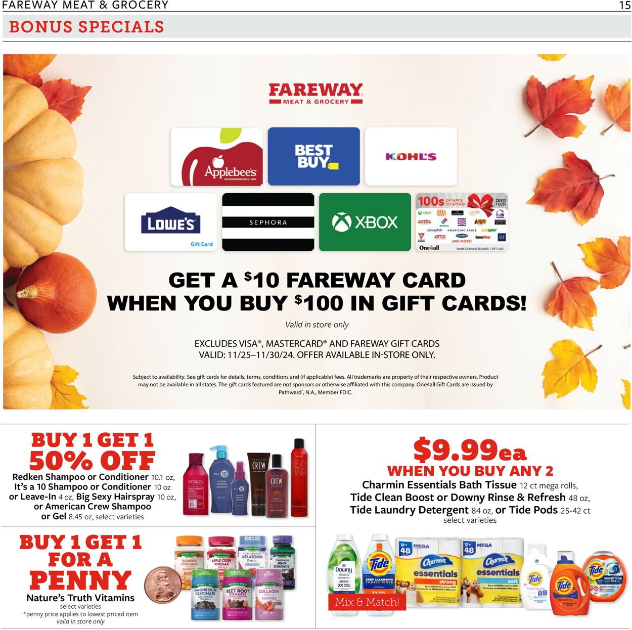 Catalogue Fareway from 11/24/2024