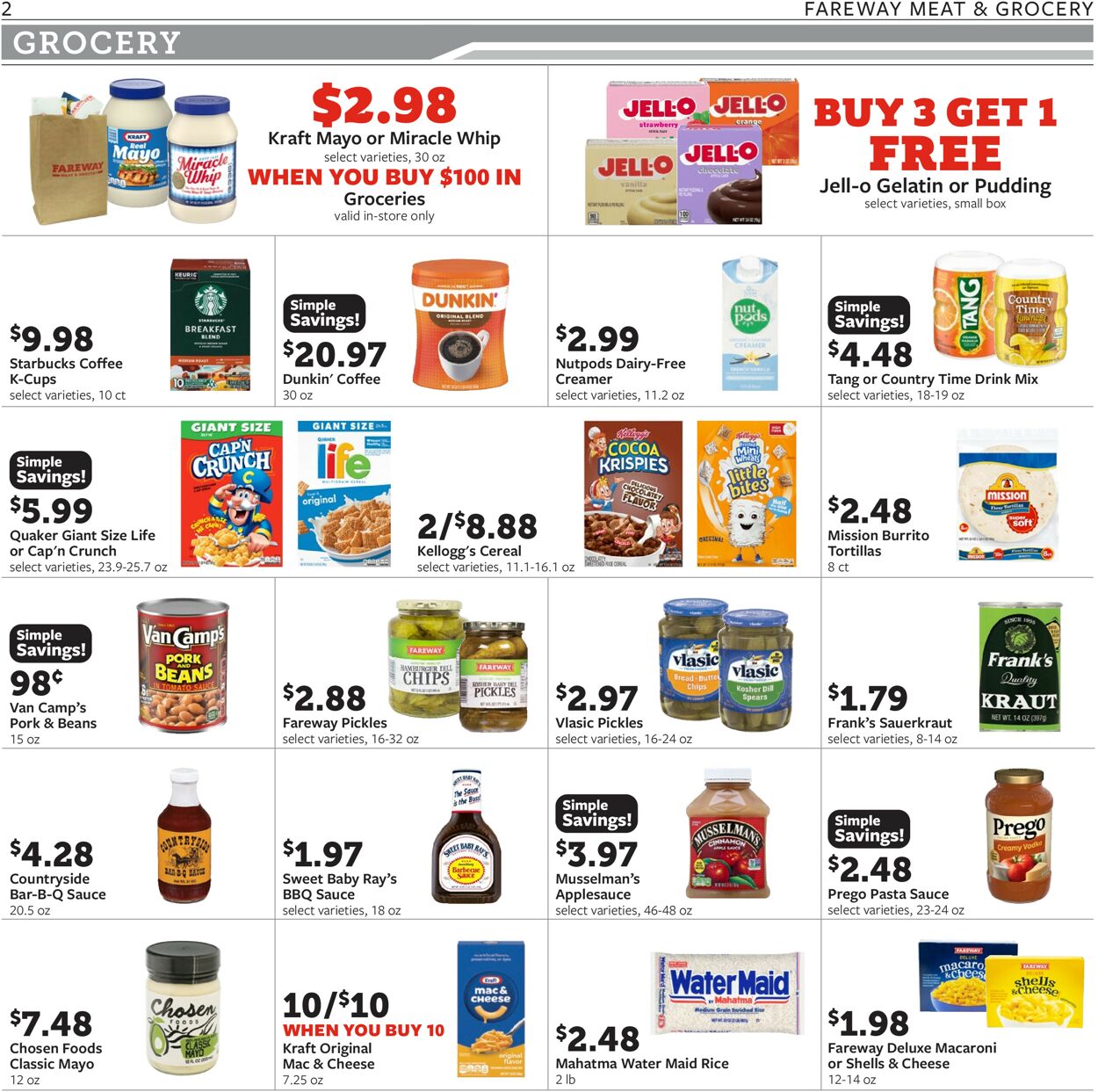 Catalogue Fareway from 06/29/2025