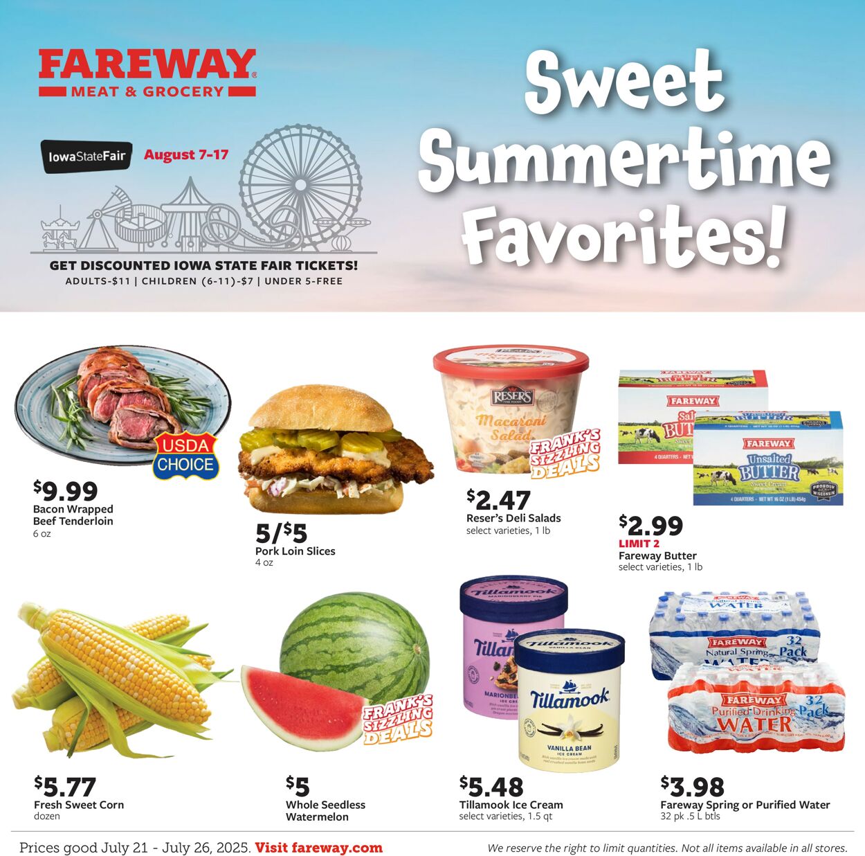 Catalogue Fareway from 07/20/2025