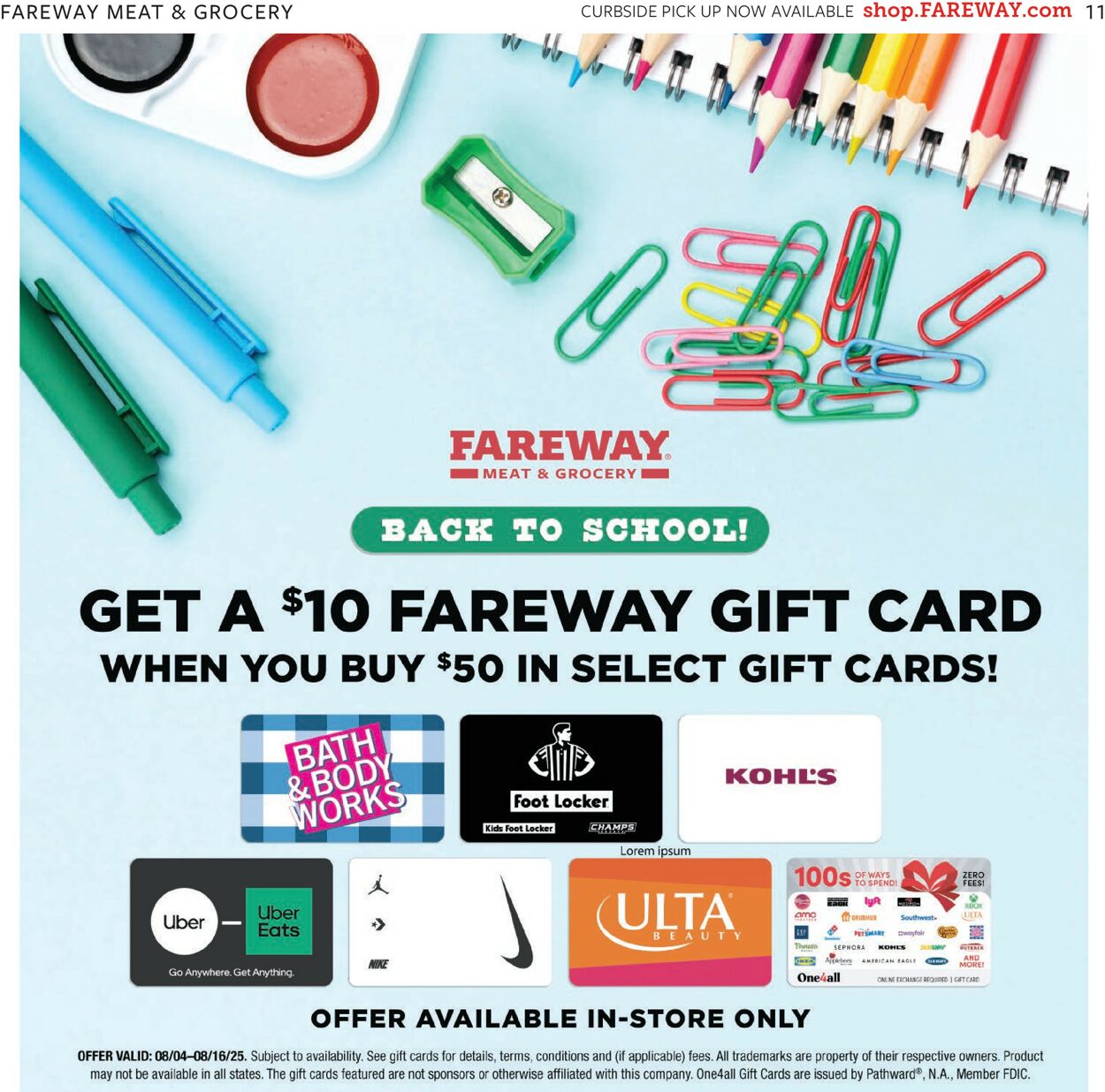 Catalogue Fareway from 08/03/2025
