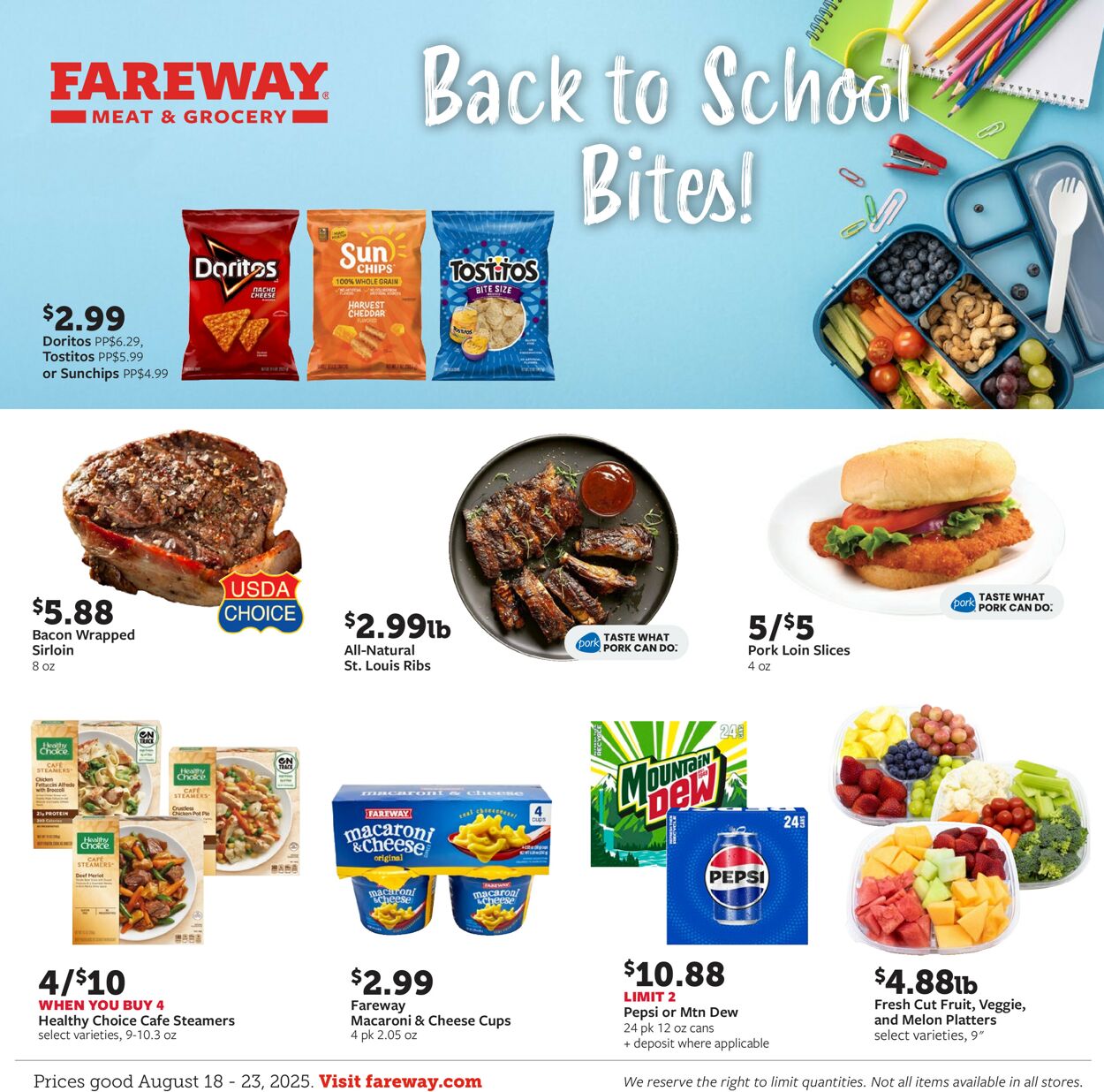 Catalogue Fareway from 08/17/2025