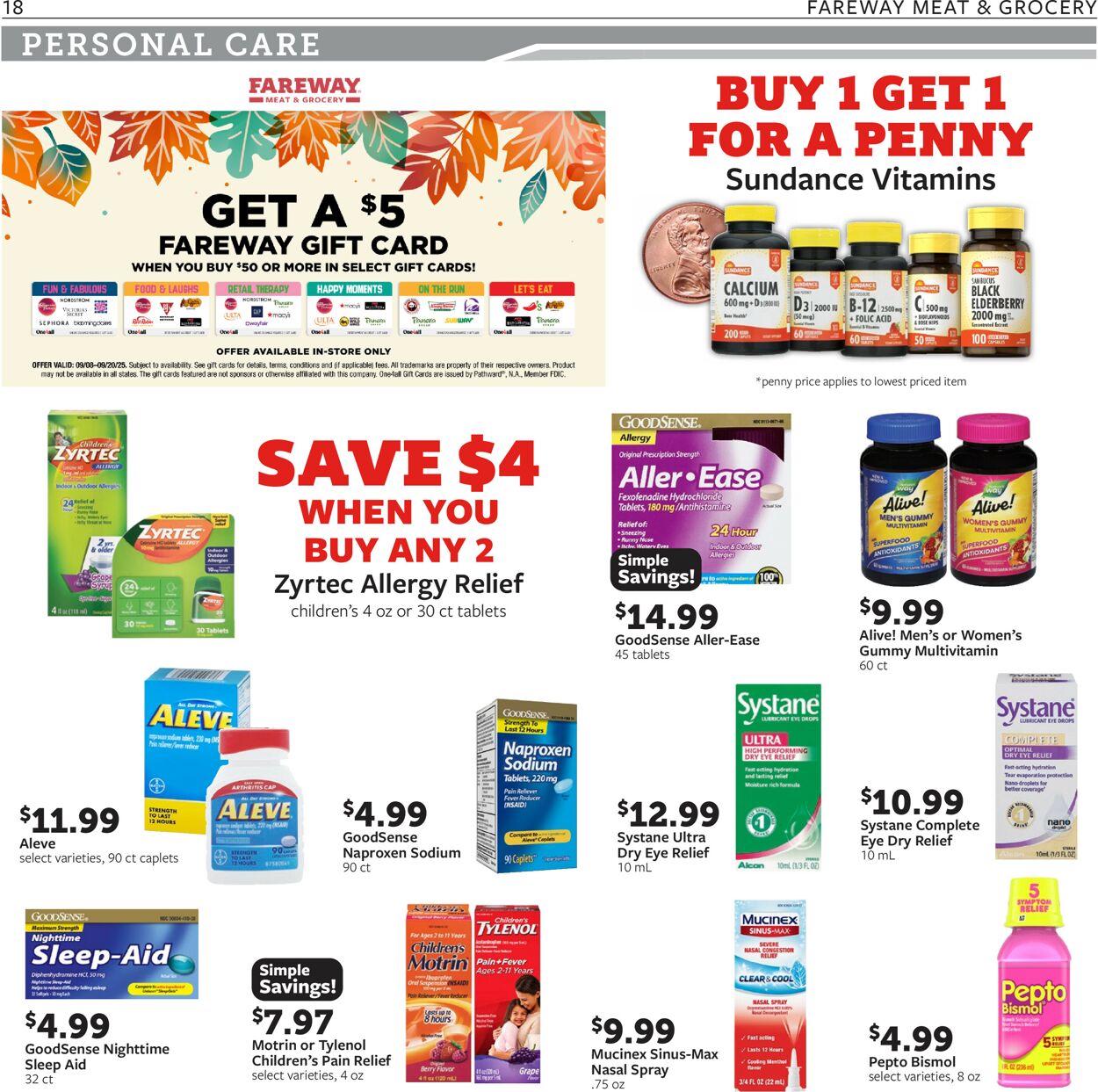 Catalogue Fareway from 09/14/2025