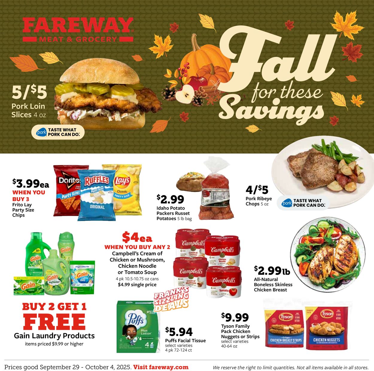 Catalogue Fareway from 09/28/2025