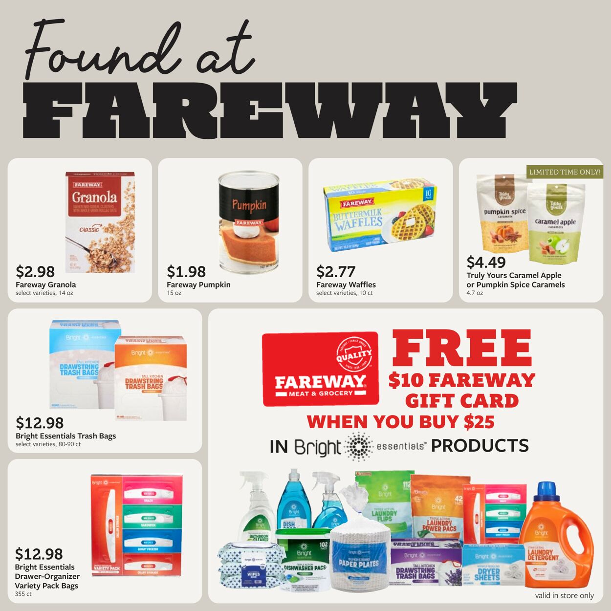 Catalogue Fareway from 09/28/2025