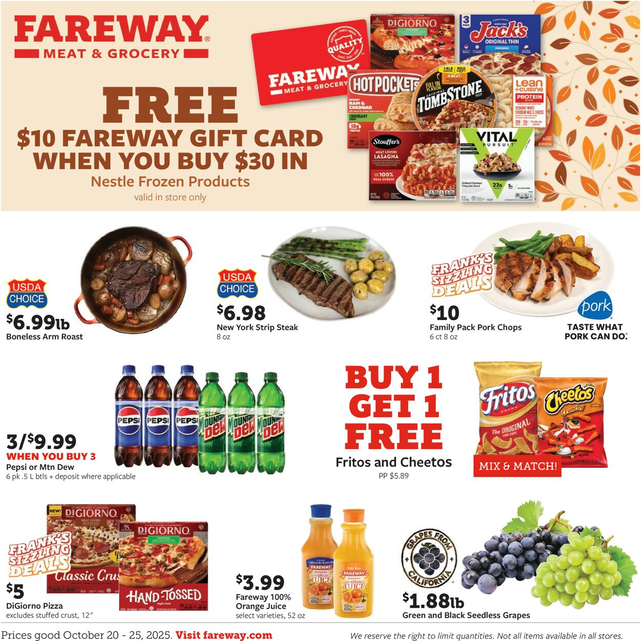 Catalogue Fareway from 10/19/2025