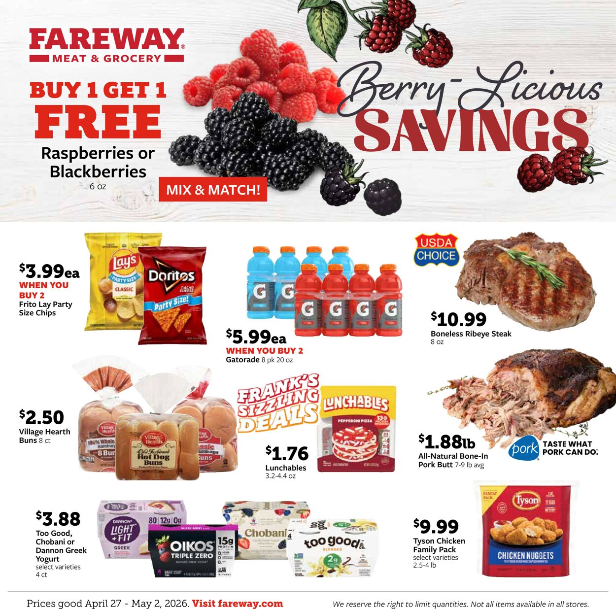 Catalogue Fareway from 04/26/2026