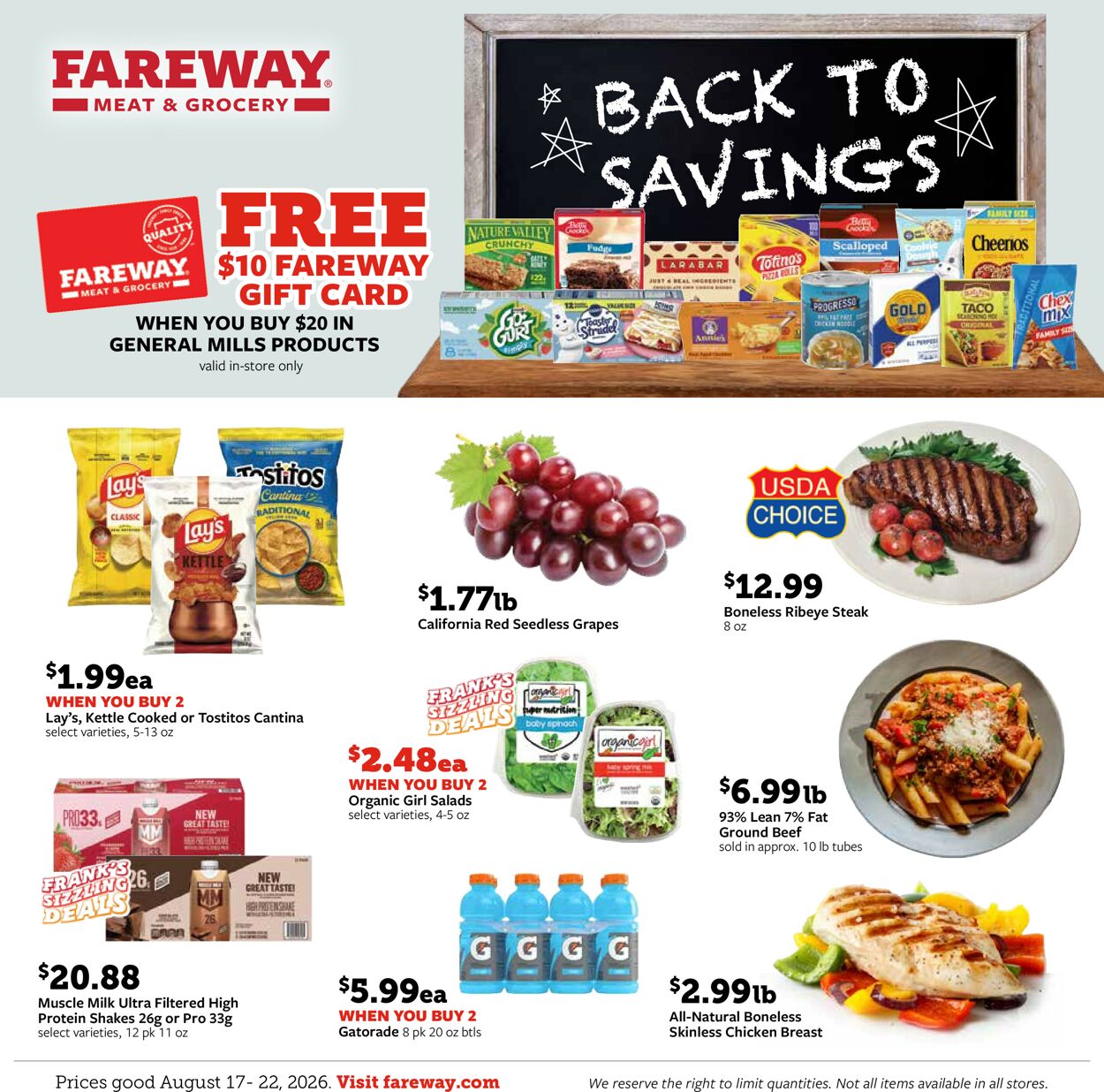 Catalogue Fareway from 08/16/2026