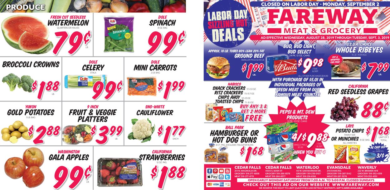 Catalogue Fareway from 08/28/2019