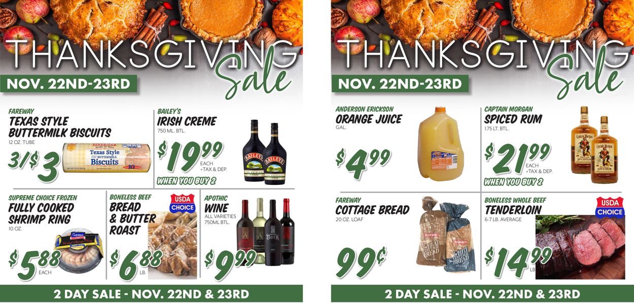 Catalogue Fareway - Thanksgiving Ad 2019 from 11/20/2019