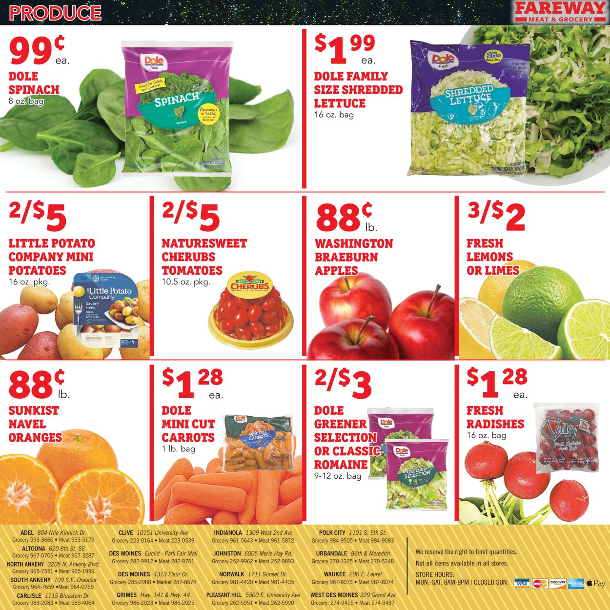 Catalogue Fareway - New Year's Ad 2019/2020 from 12/25/2019