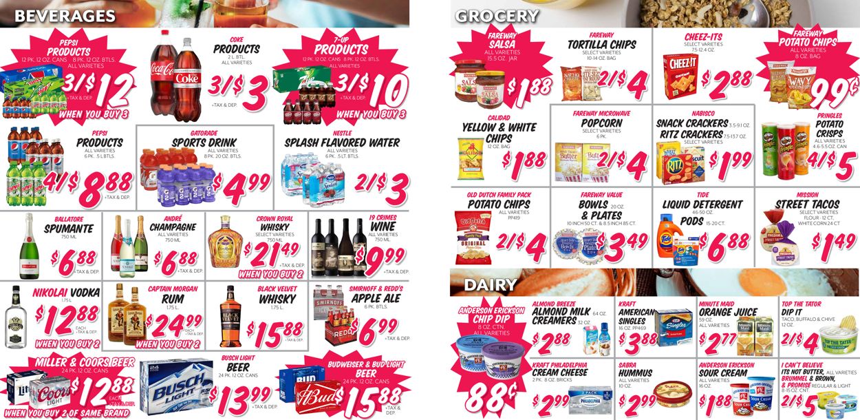 Catalogue Fareway - New Year's Ad 2019/2020 from 12/25/2019