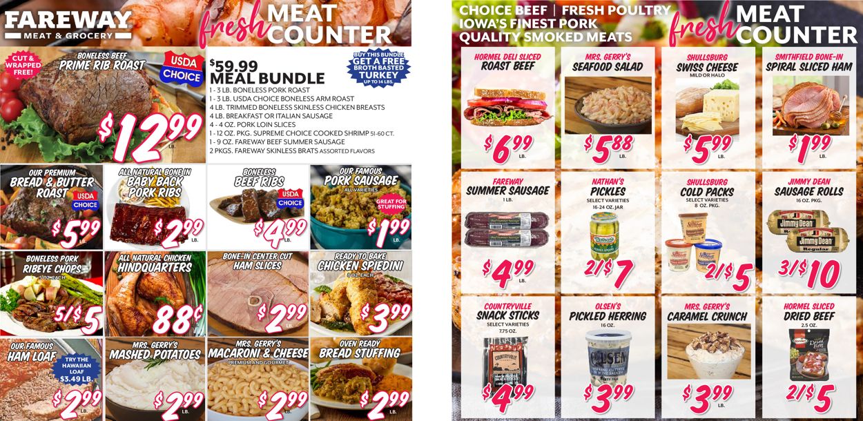 Catalogue Fareway Thanksgiving ad 2020 from 11/18/2020