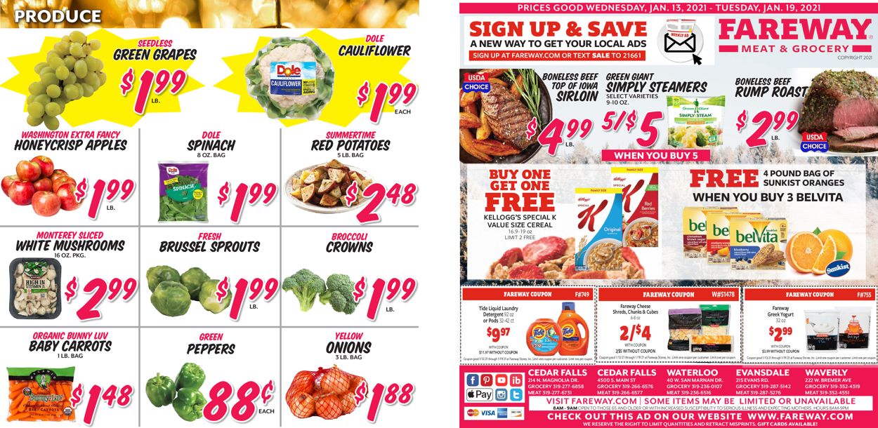 Catalogue Fareway from 01/13/2021