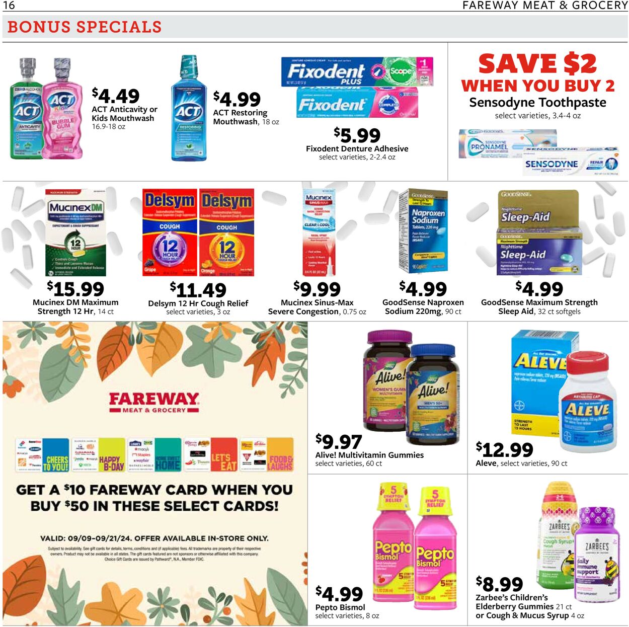 Catalogue Fareway from 09/15/2024