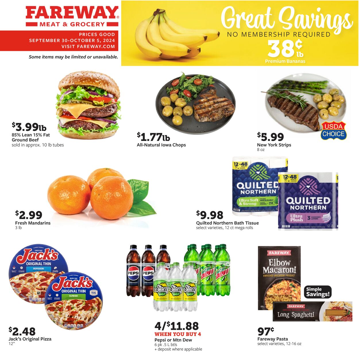 Catalogue Fareway from 09/29/2024