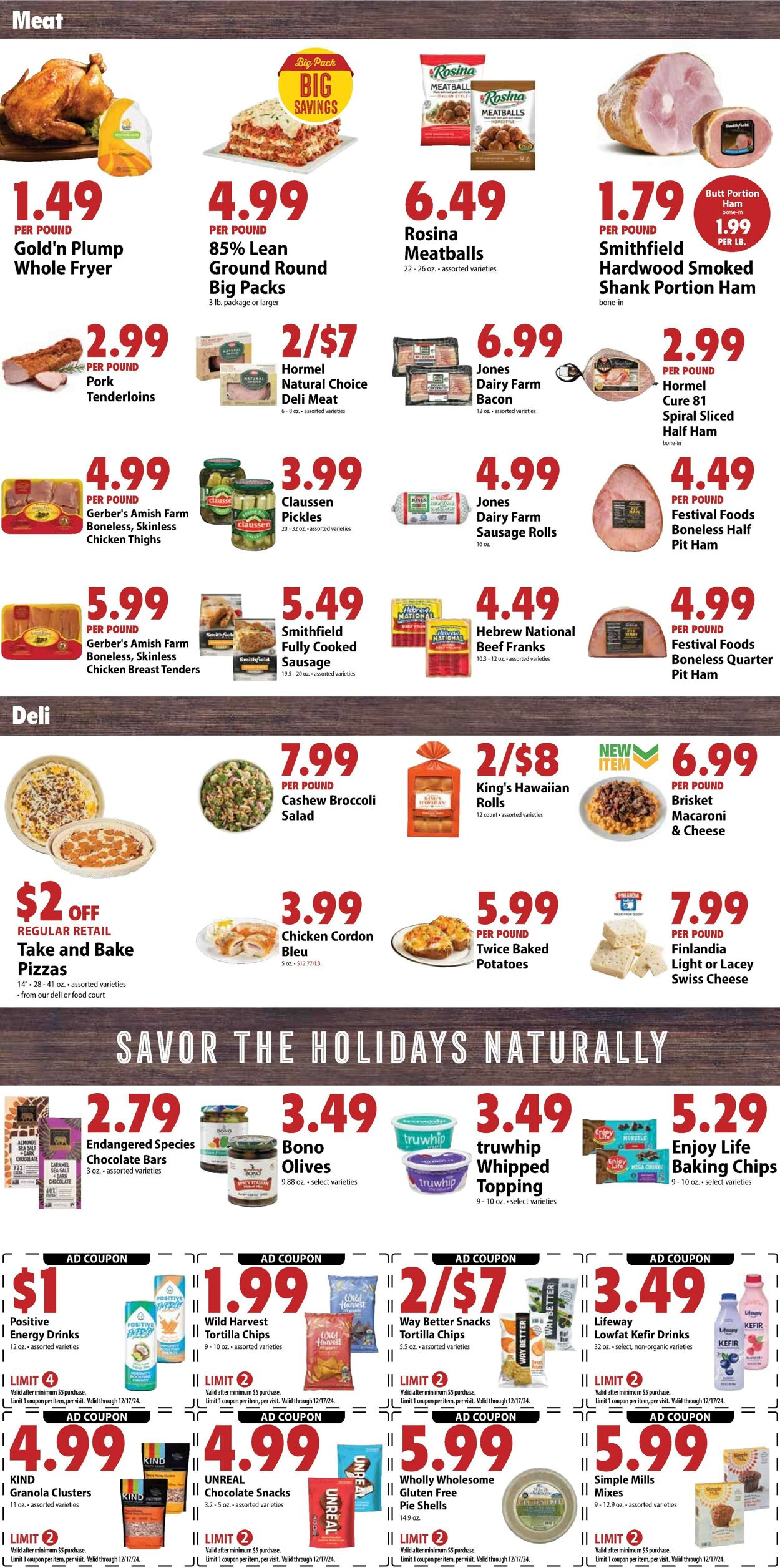 Catalogue Festival Foods from 12/11/2024