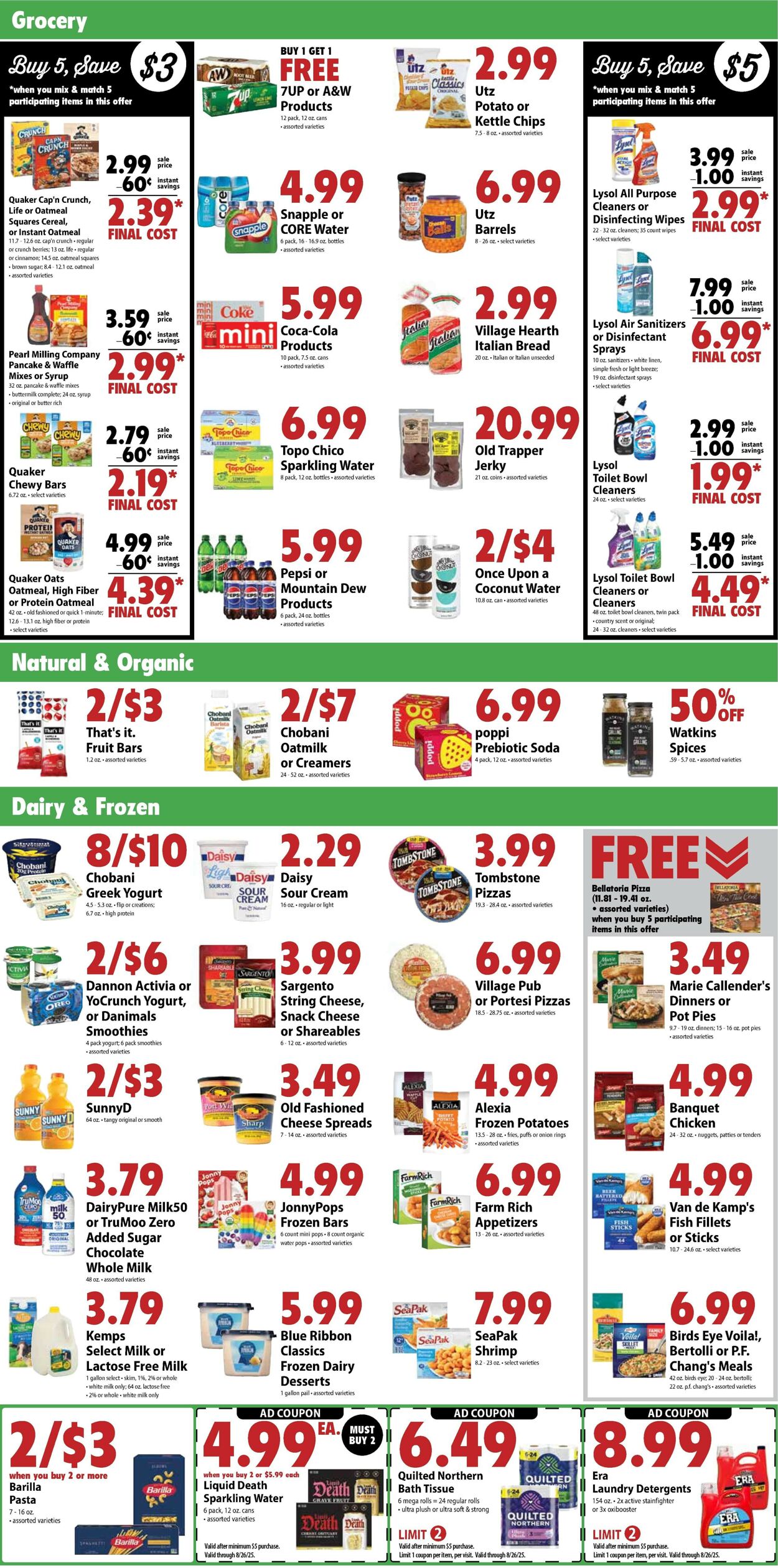 Catalogue Festival Foods from 08/20/2025