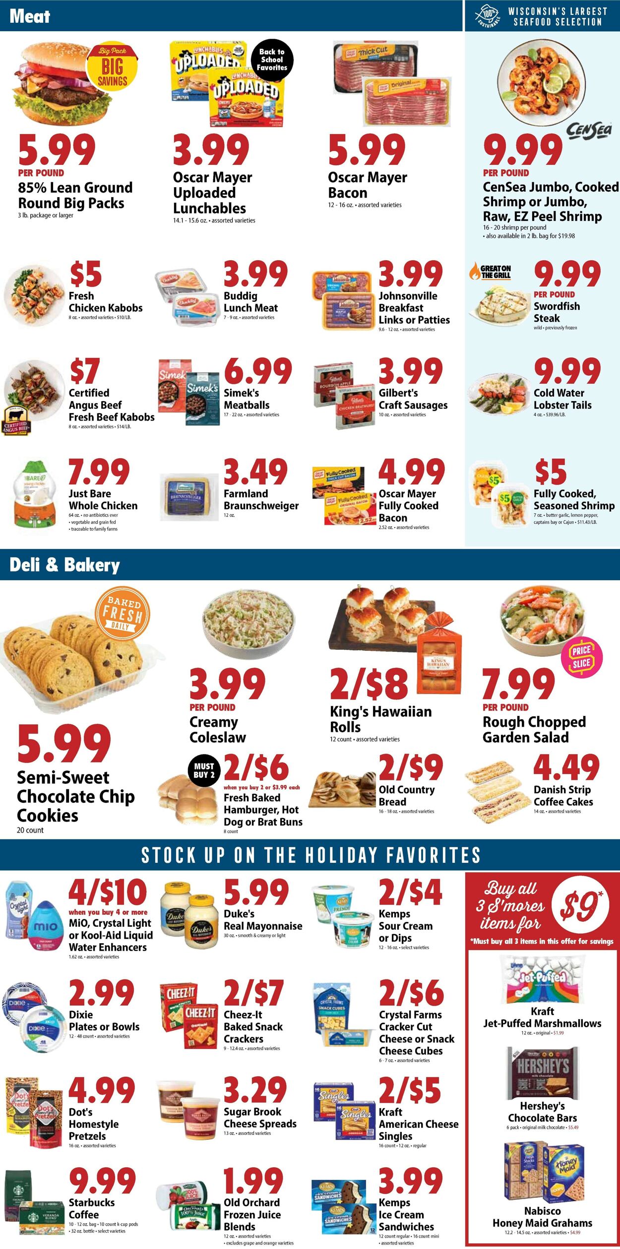 Catalogue Festival Foods from 08/27/2025