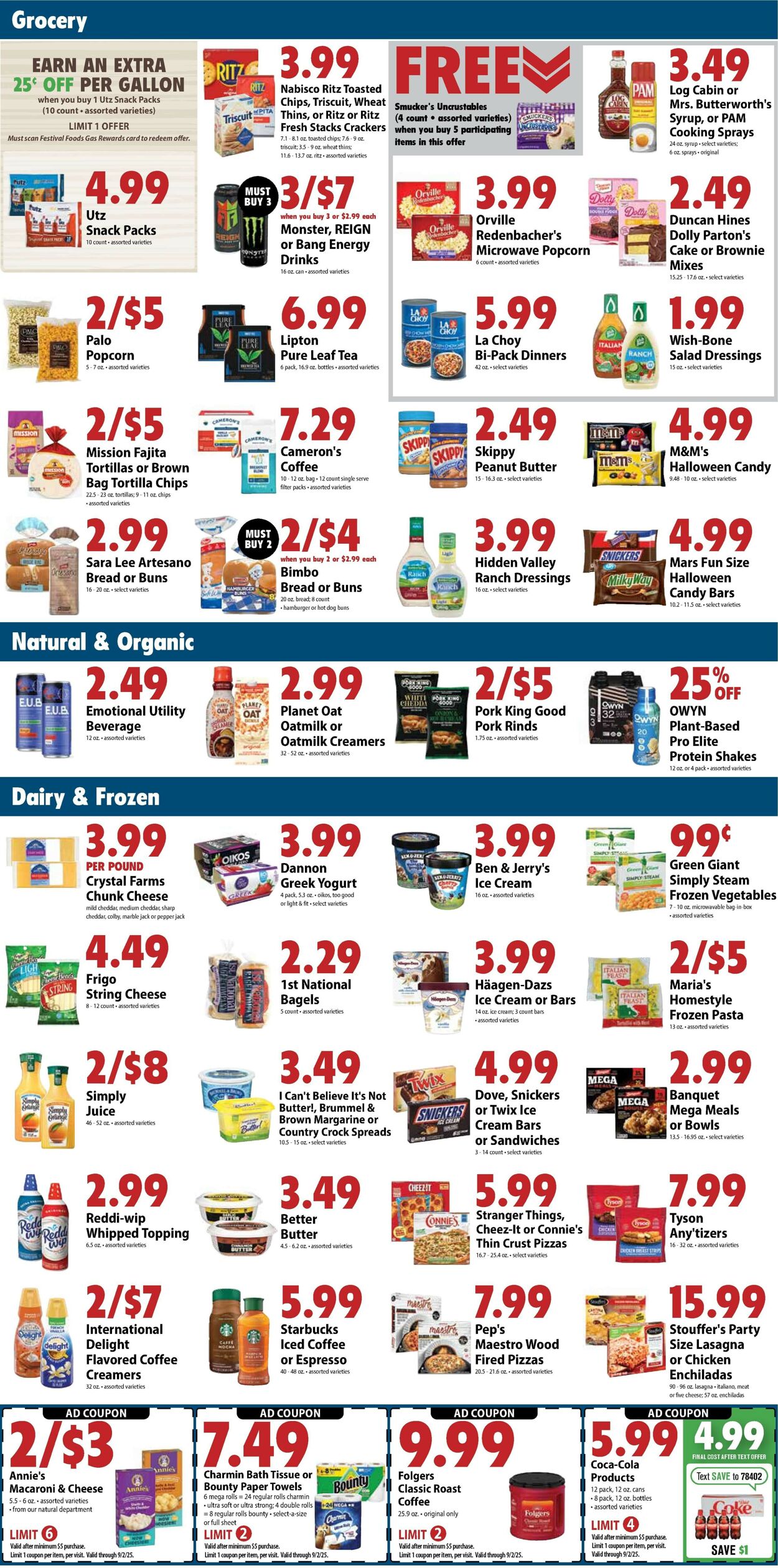 Catalogue Festival Foods from 08/27/2025