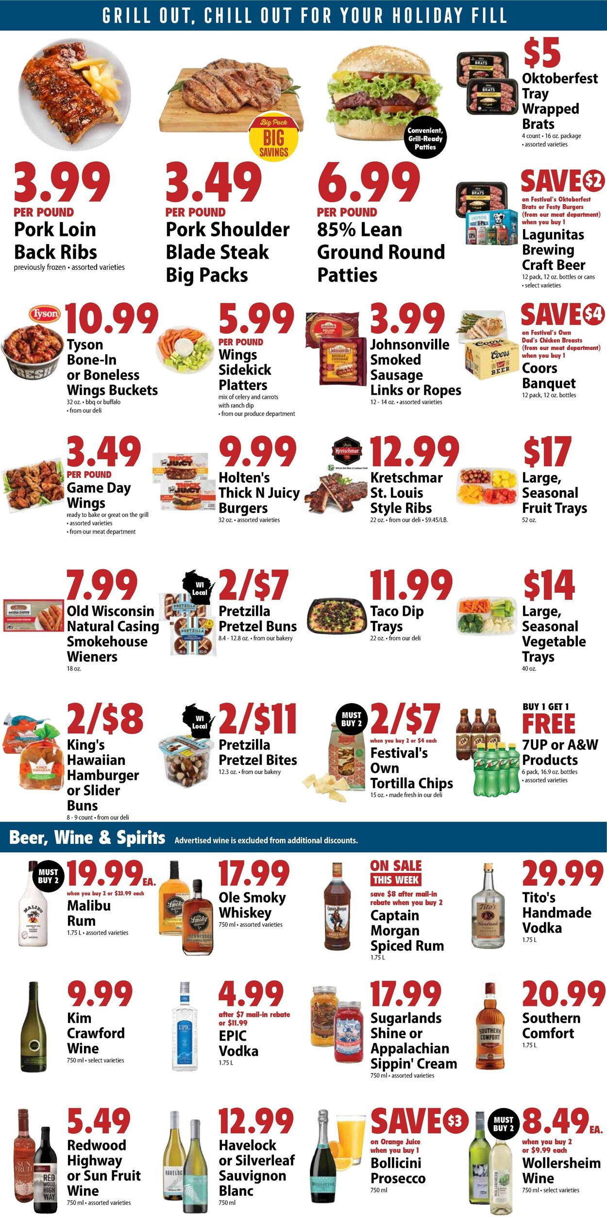 Catalogue Festival Foods from 08/27/2025