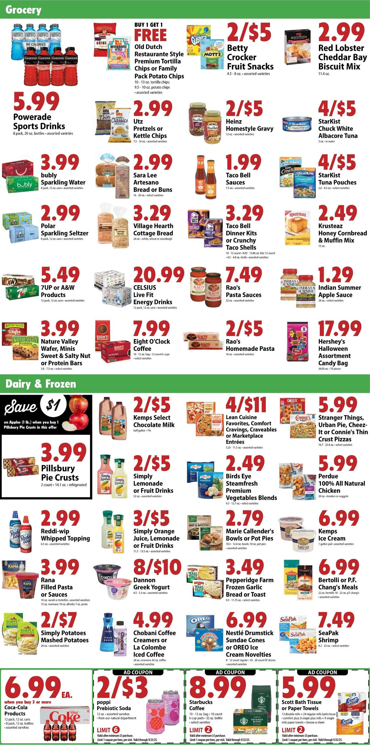 Catalogue Festival Foods from 09/17/2025