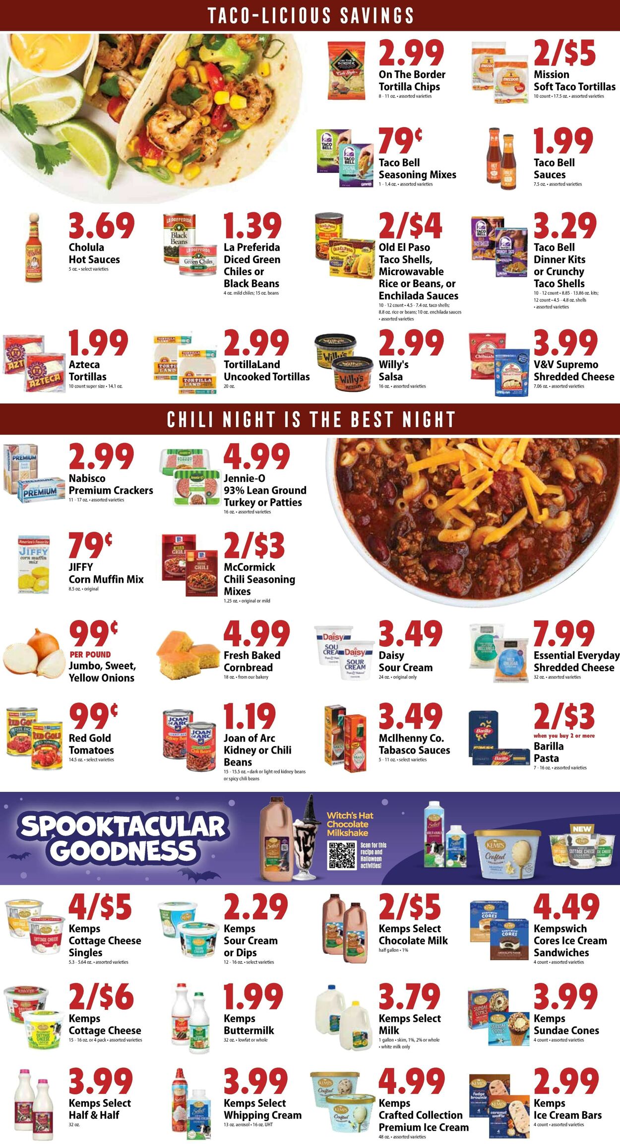 Catalogue Festival Foods from 10/01/2025