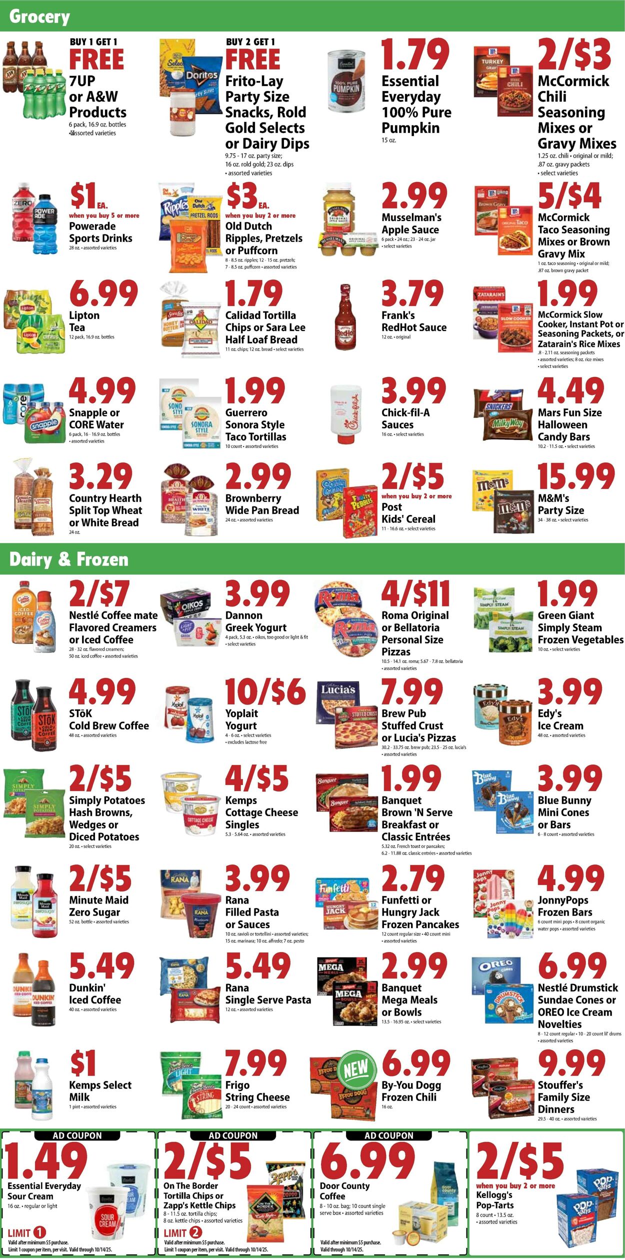 Catalogue Festival Foods from 10/08/2025