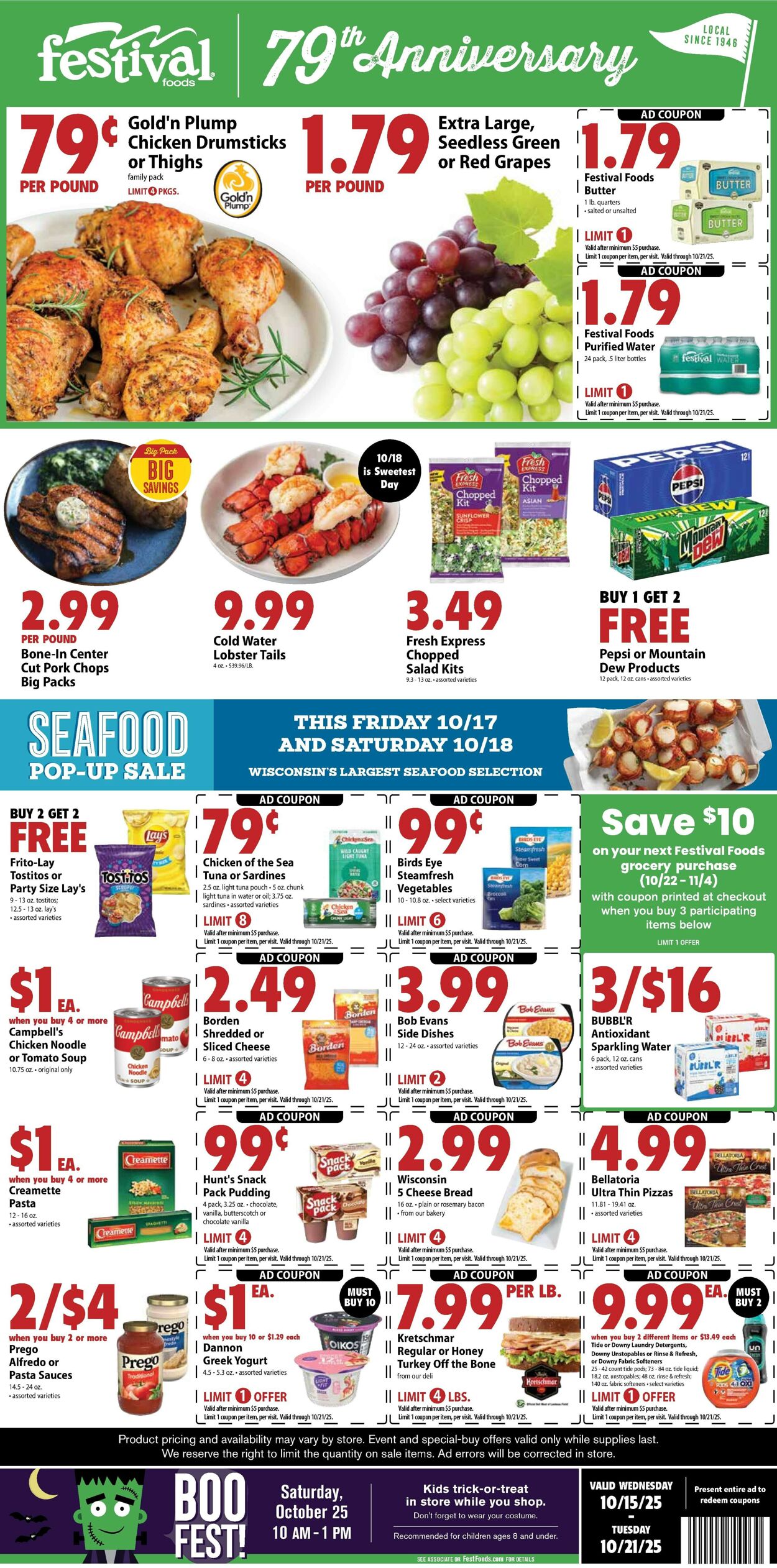Catalogue Festival Foods from 10/15/2025
