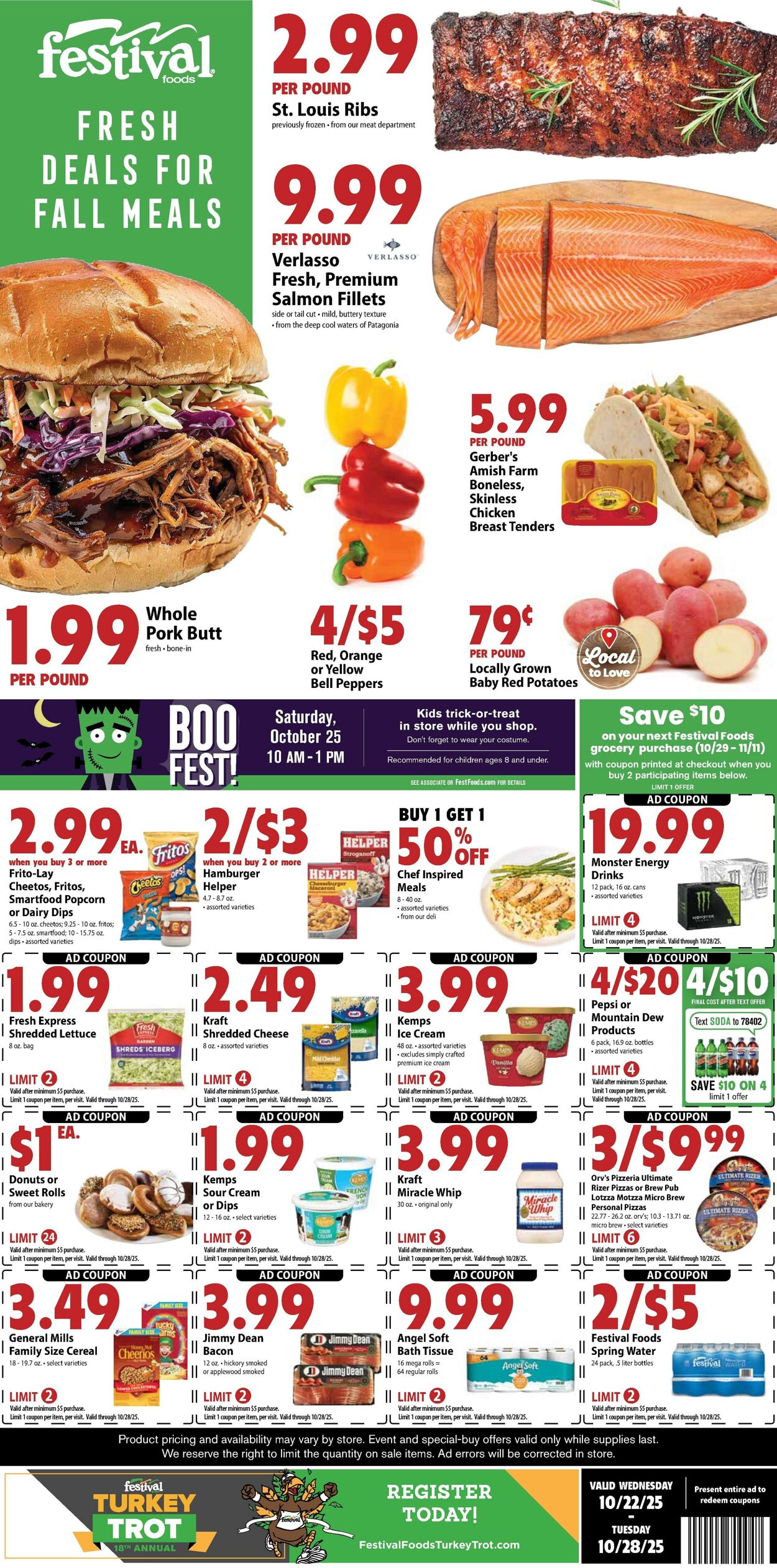 Catalogue Festival Foods from 10/22/2025