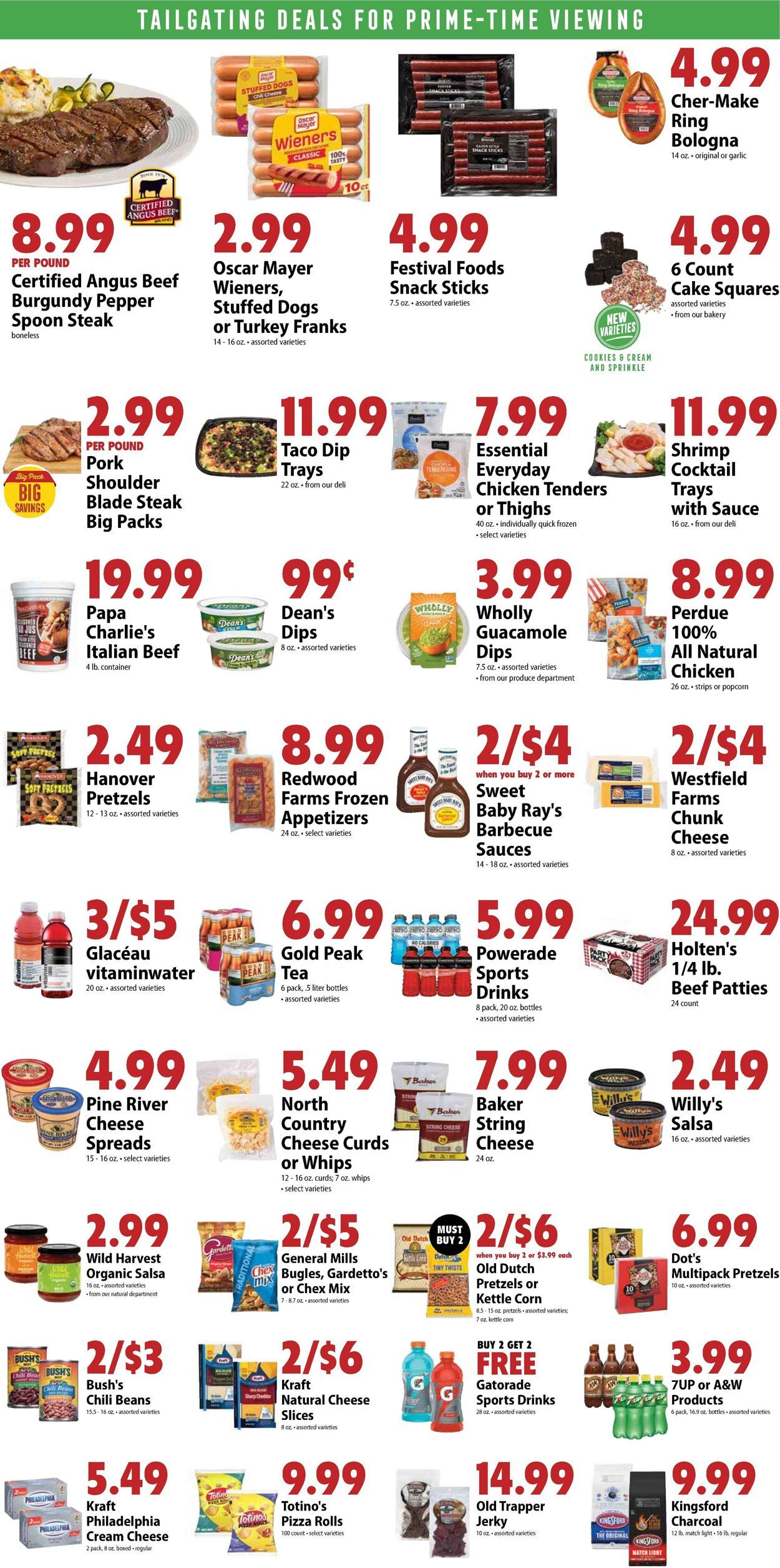 Catalogue Festival Foods from 10/22/2025