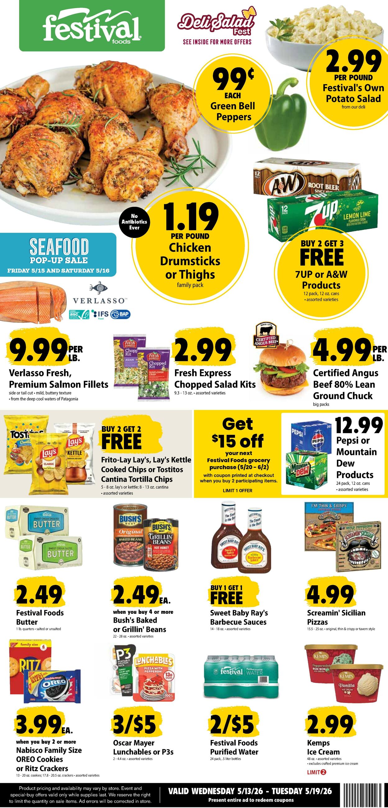 Catalogue Festival Foods from 05/13/2026