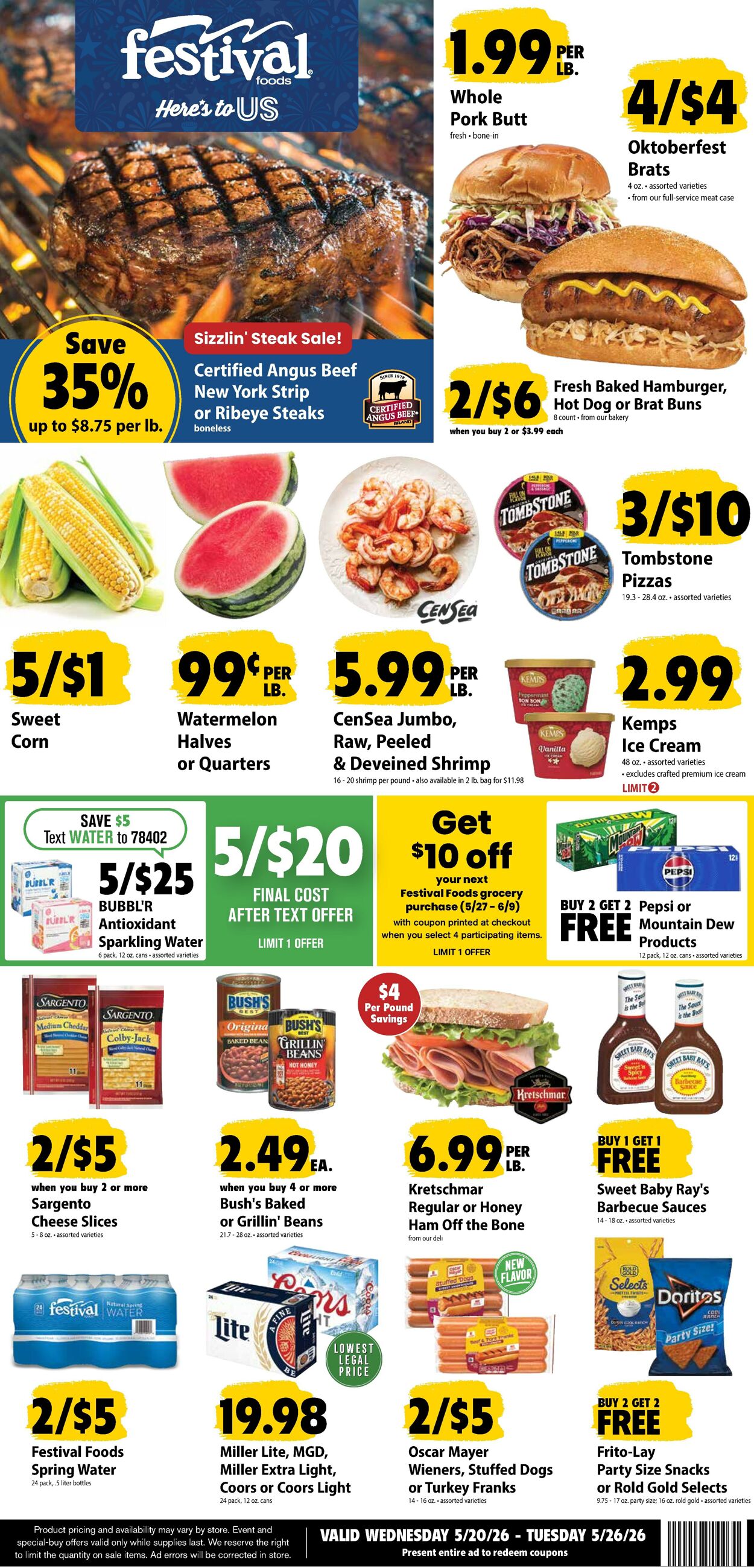 Catalogue Festival Foods from 05/20/2026
