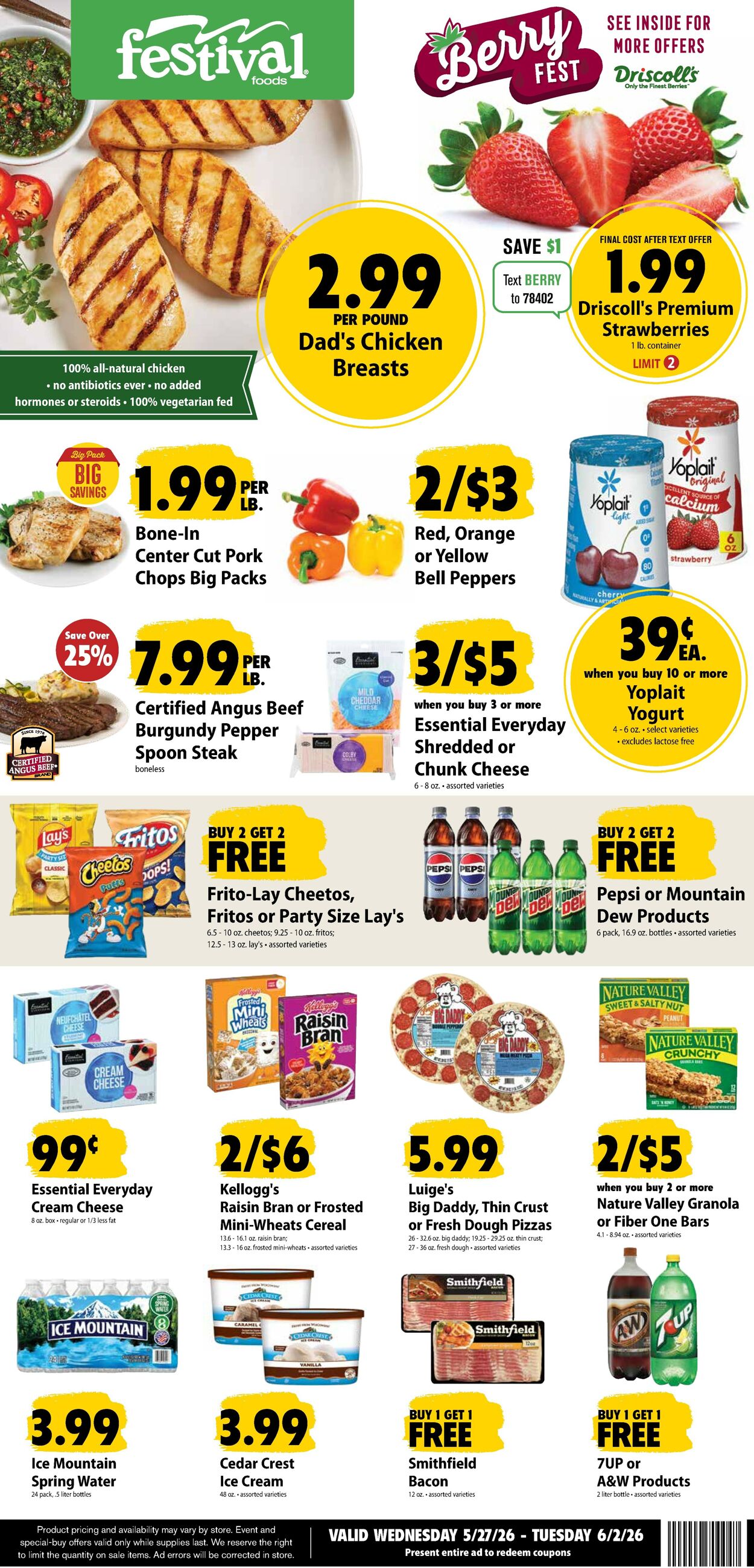 Catalogue Festival Foods from 05/27/2026