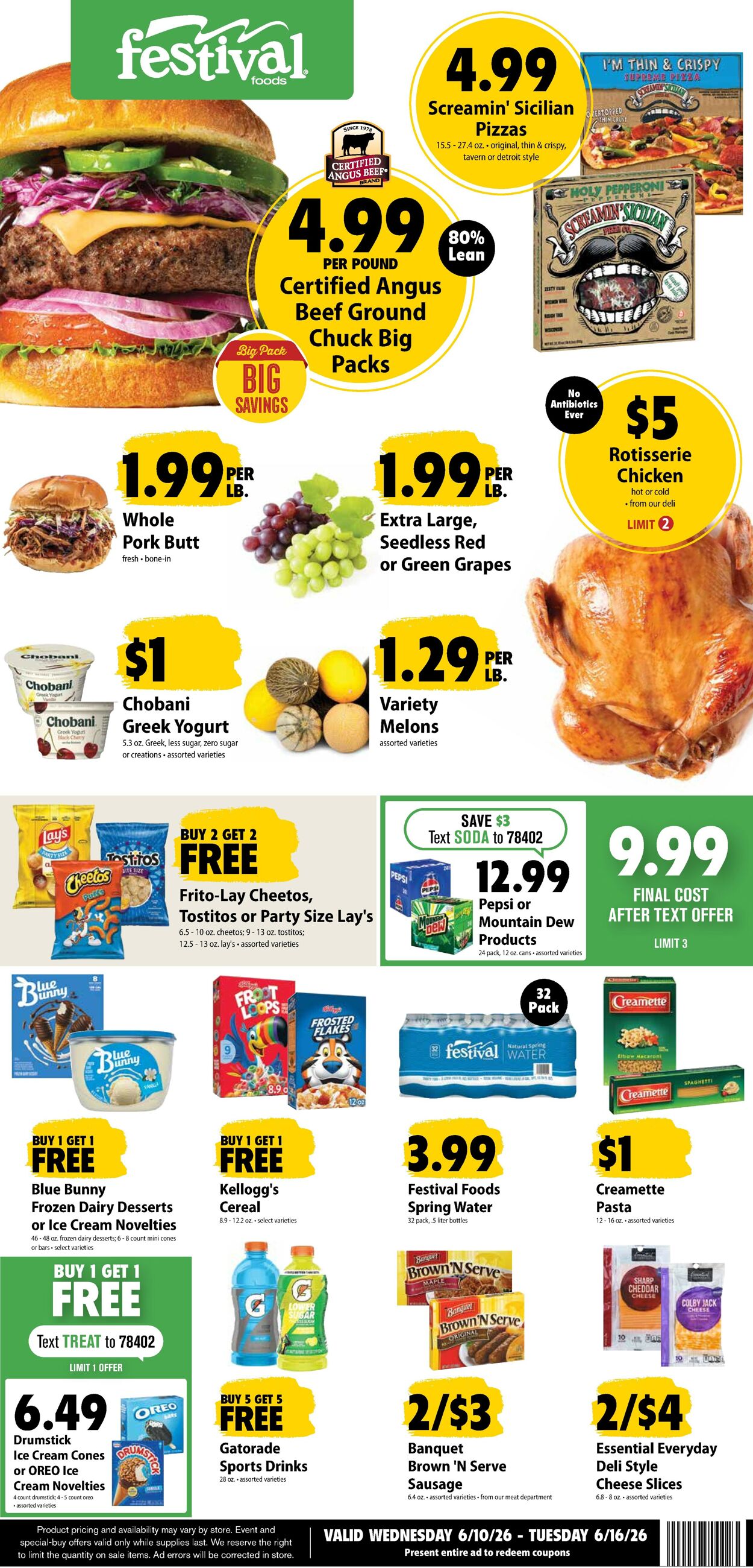 Catalogue Festival Foods from 06/10/2026