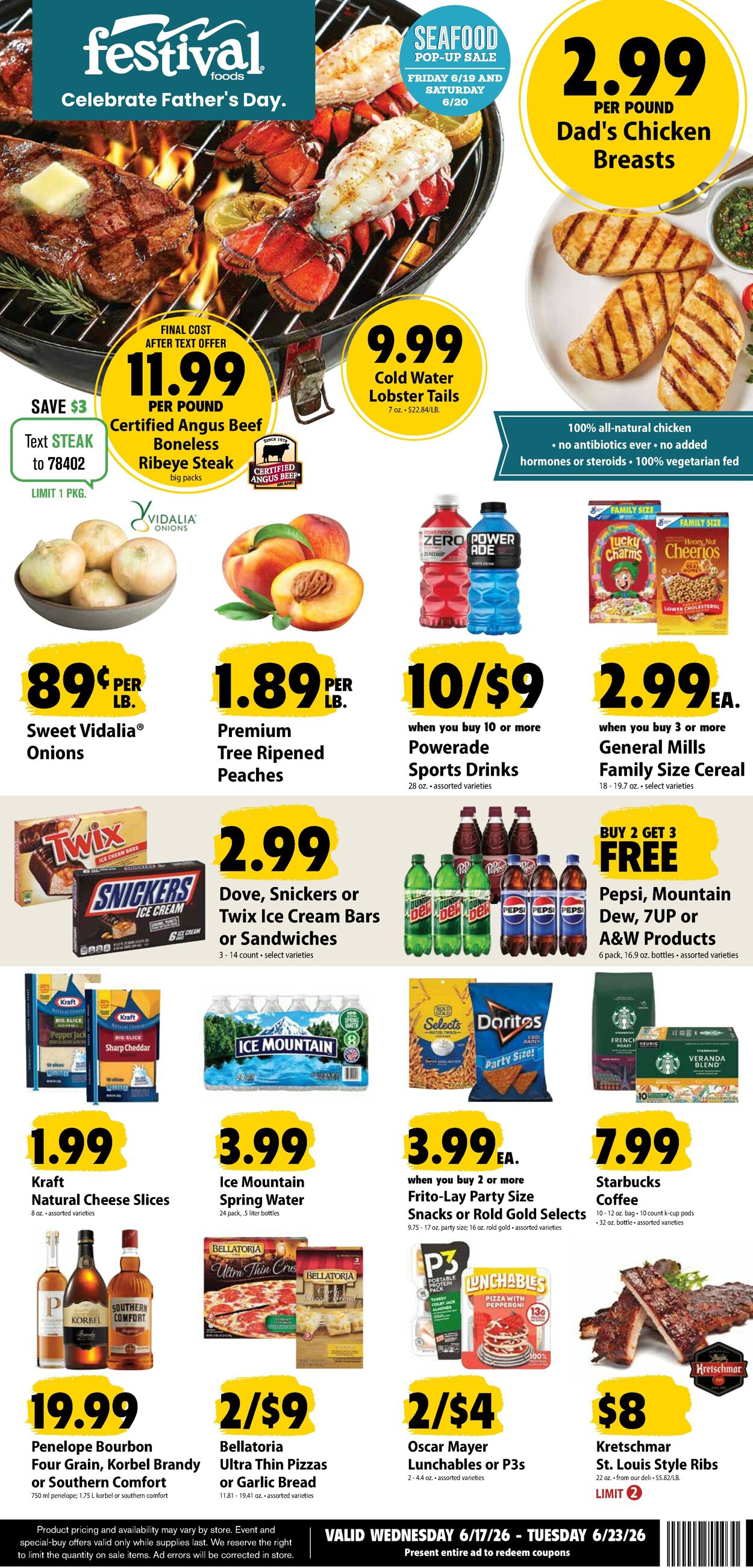 Catalogue Festival Foods from 06/17/2026