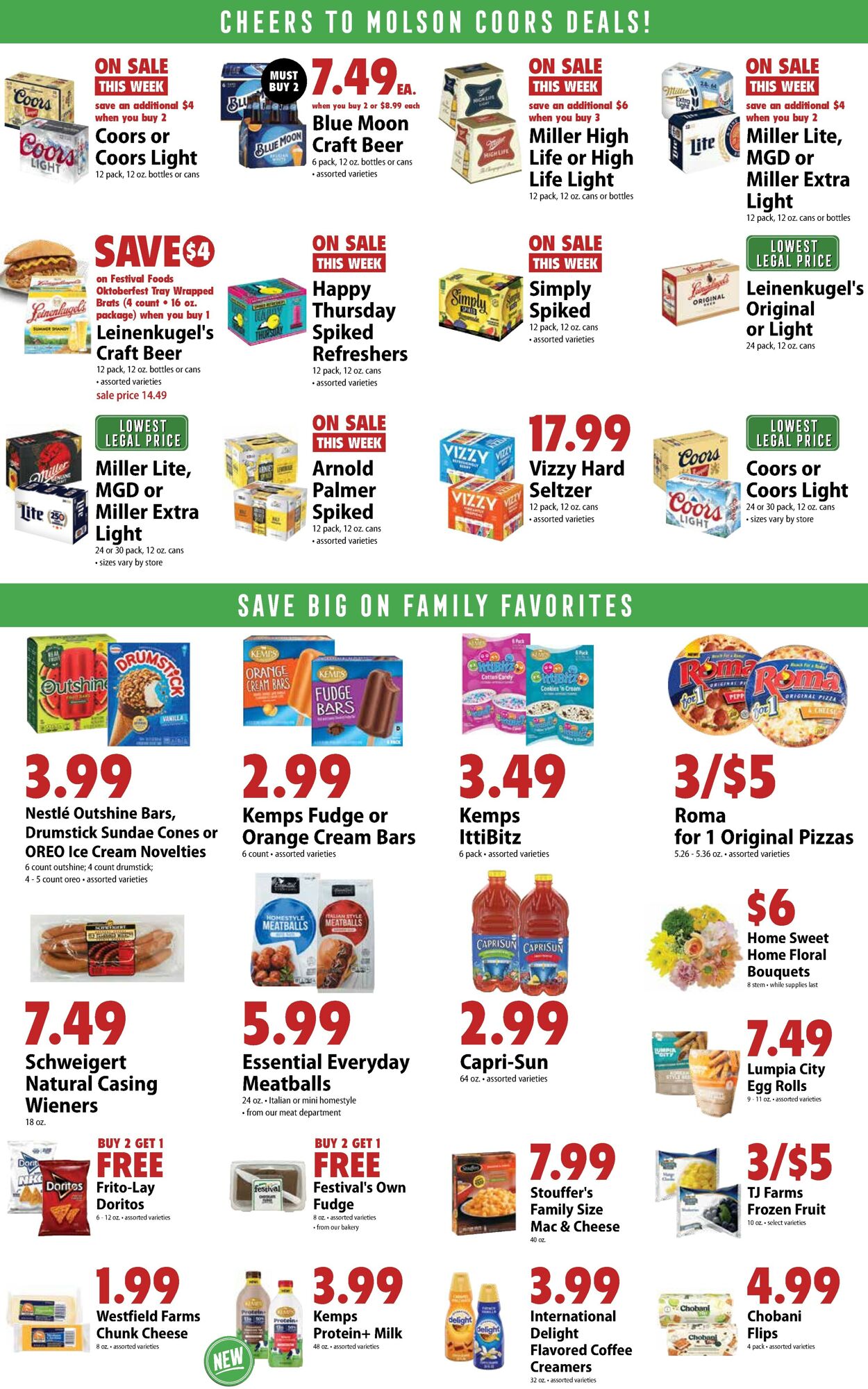 Catalogue Festival Foods from 07/15/2026