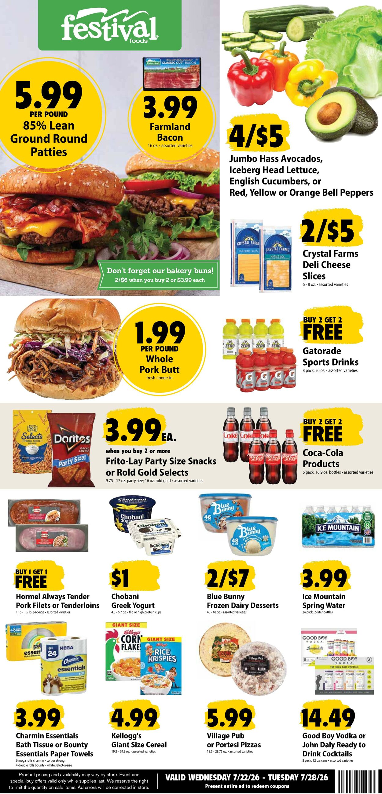 Catalogue Festival Foods from 07/22/2026