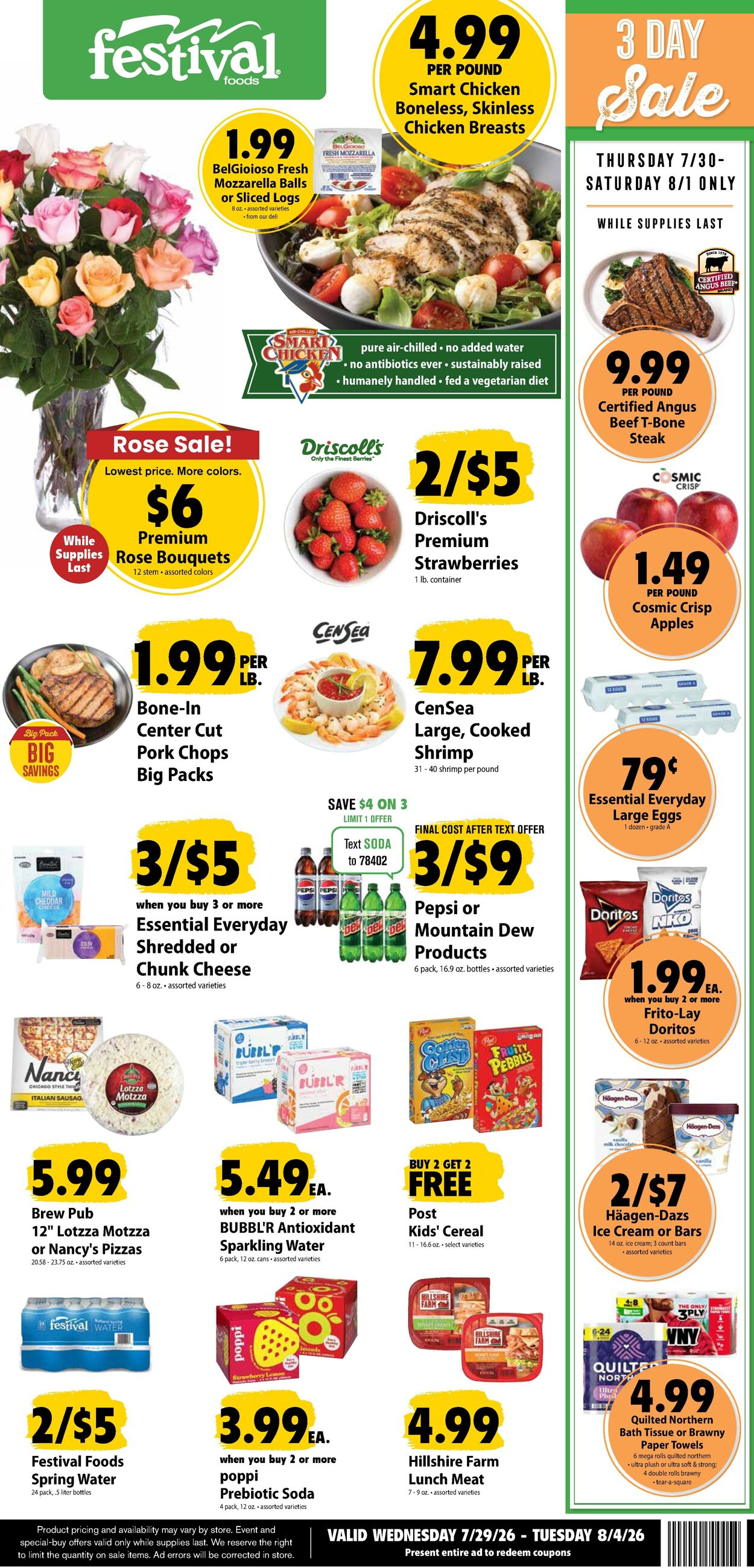 Catalogue Festival Foods from 07/29/2026