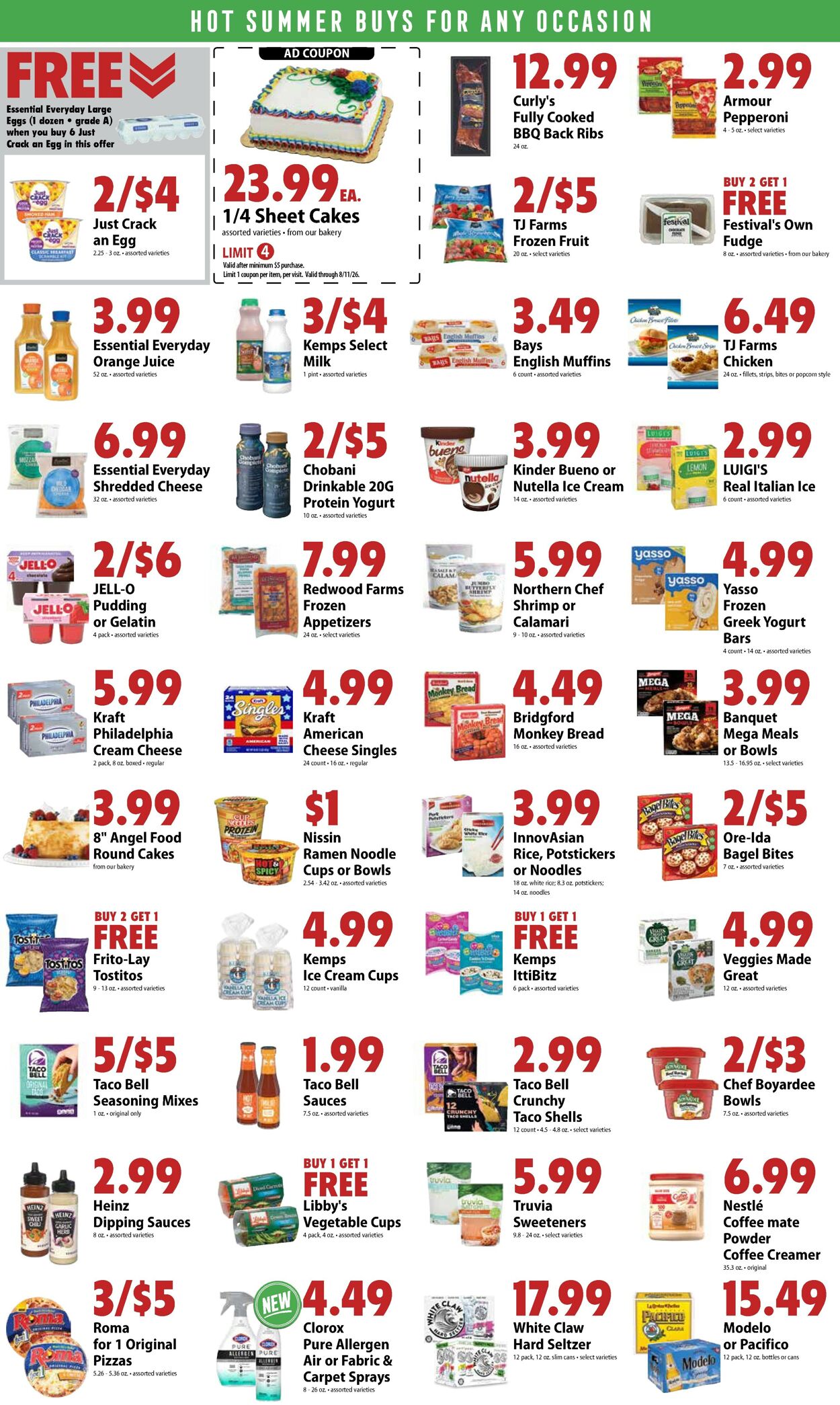 Catalogue Festival Foods from 08/05/2026