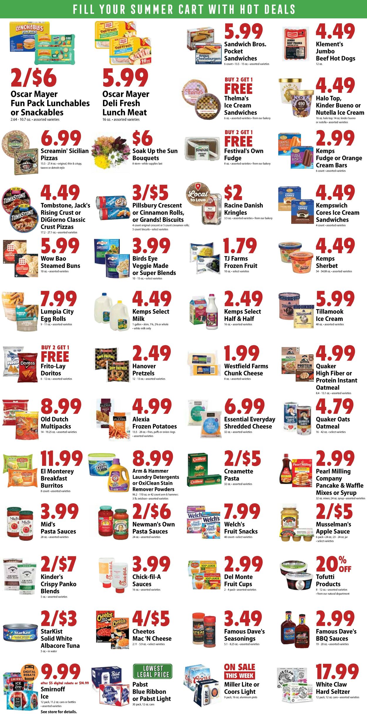 Catalogue Festival Foods from 08/19/2026
