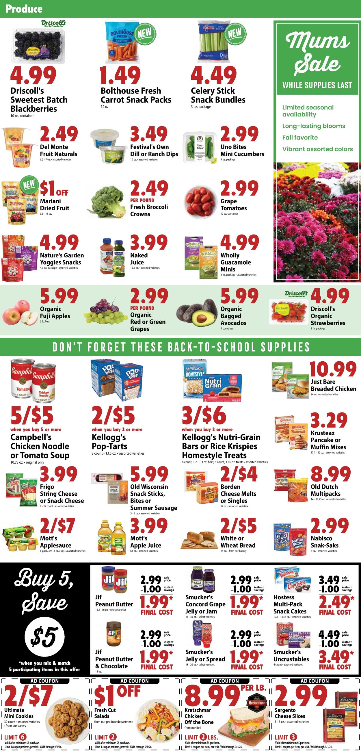 Catalogue Festival Foods from 08/26/2026