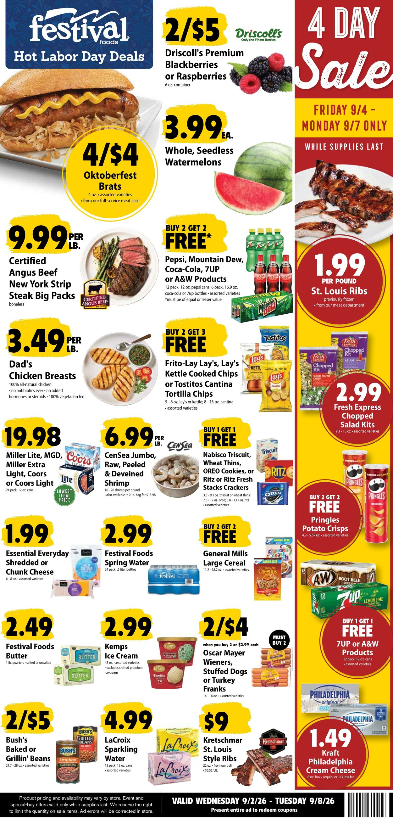 Catalogue Festival Foods from 09/02/2026